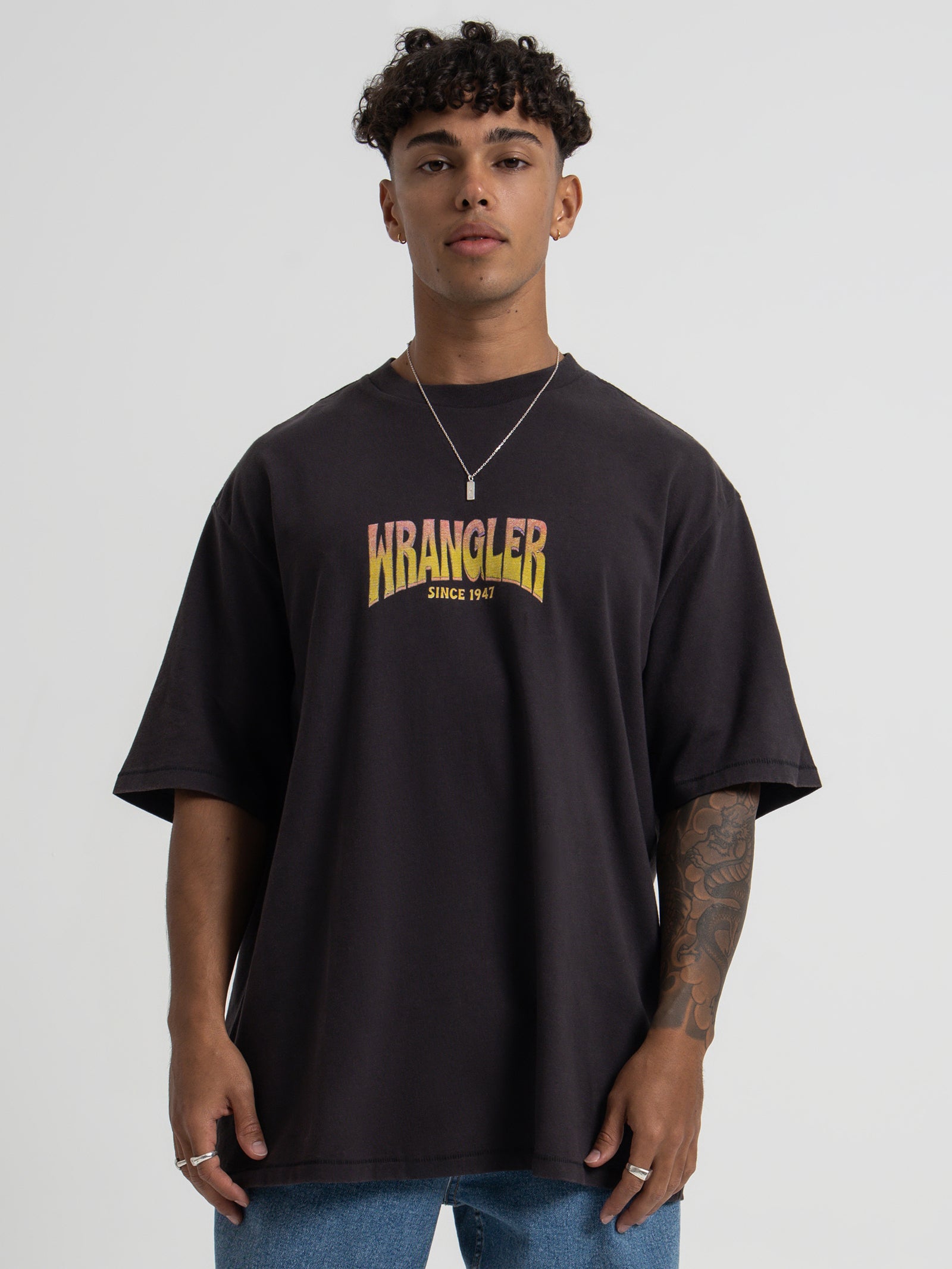 Rituals Baggy T-Shirt in Worn Black