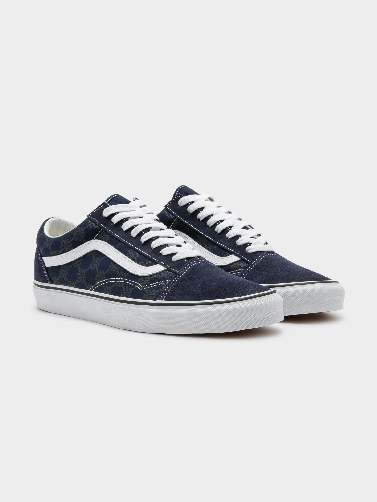 Unisex Old Skool Monogram Sneakers in Navy