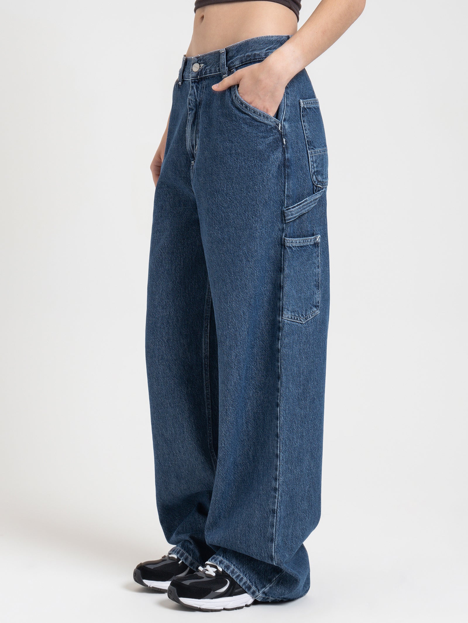 Jens Pants in Blue Stone Wash