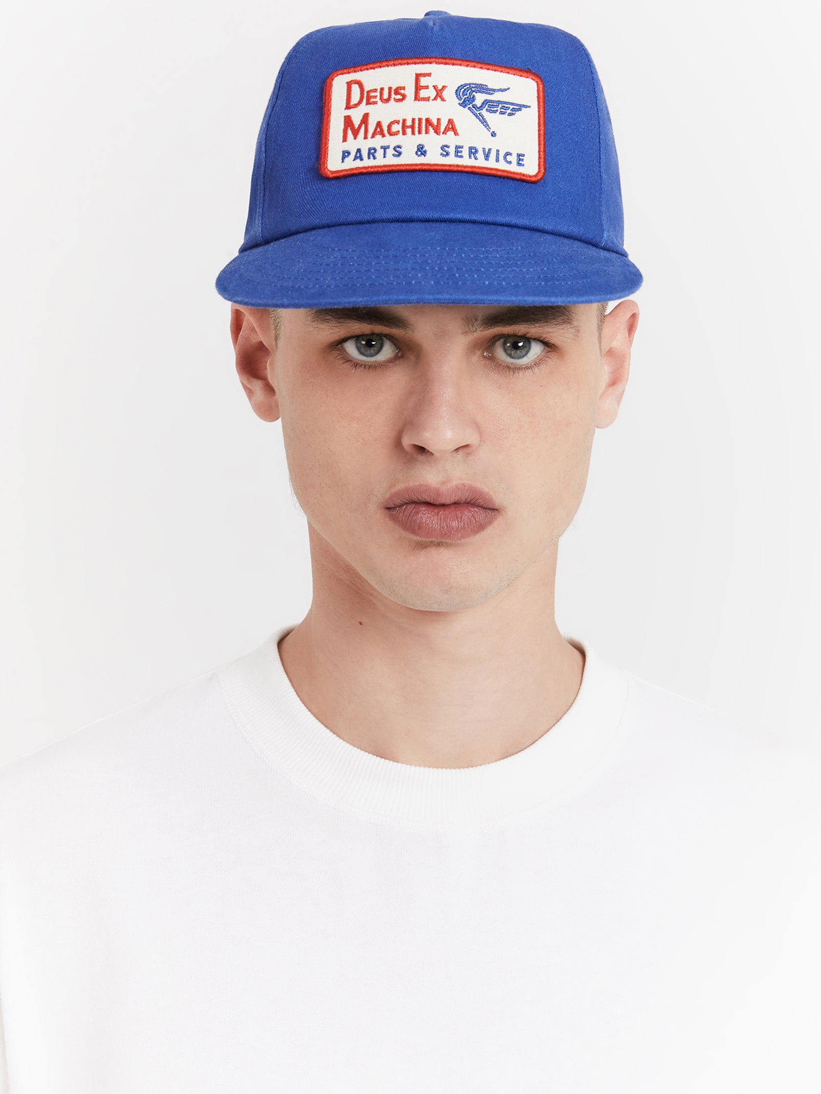 Frank Soft Trucker Hat in Work Blue