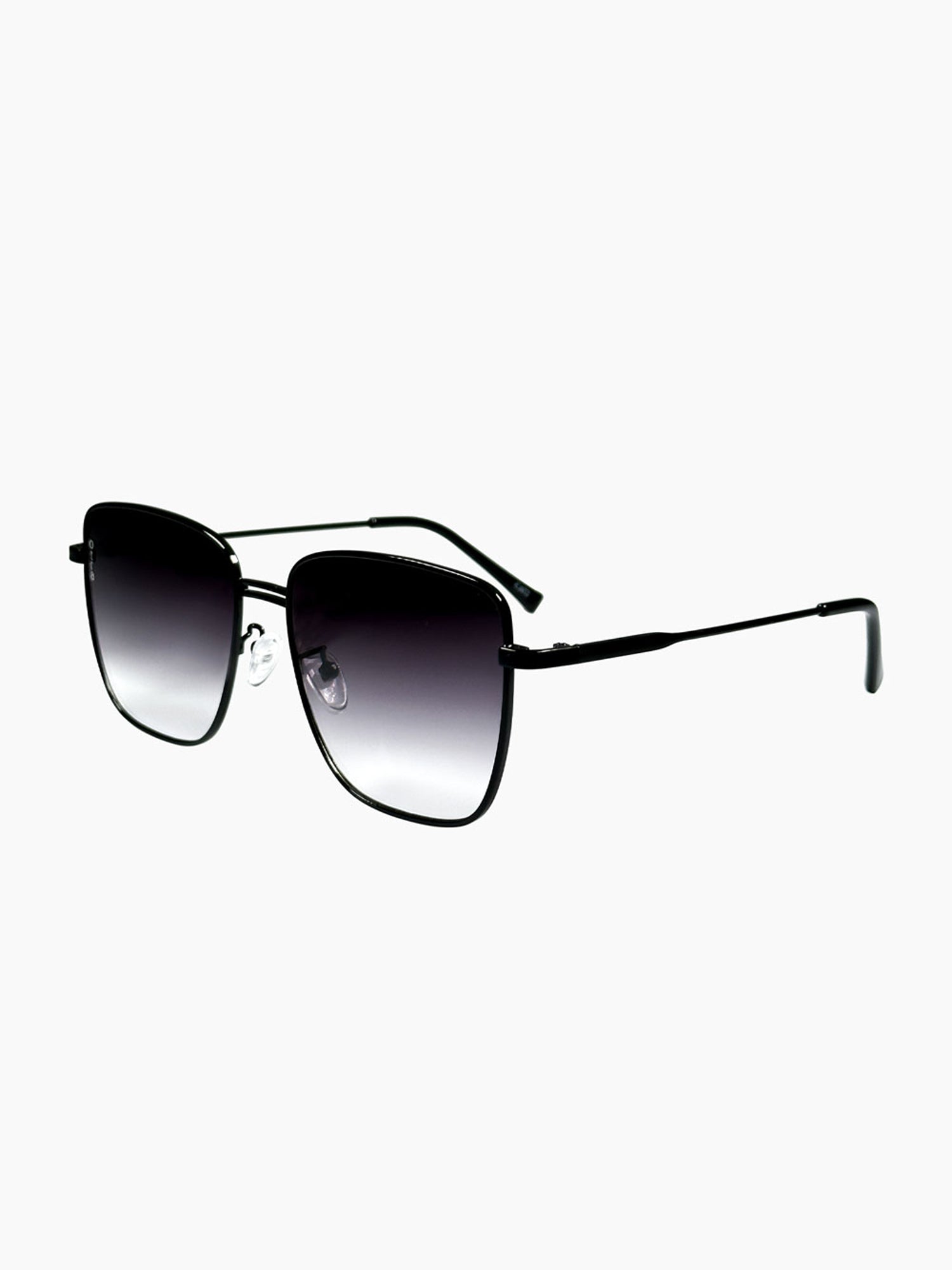 Rita Sunglasses in Black & Smoke Fade