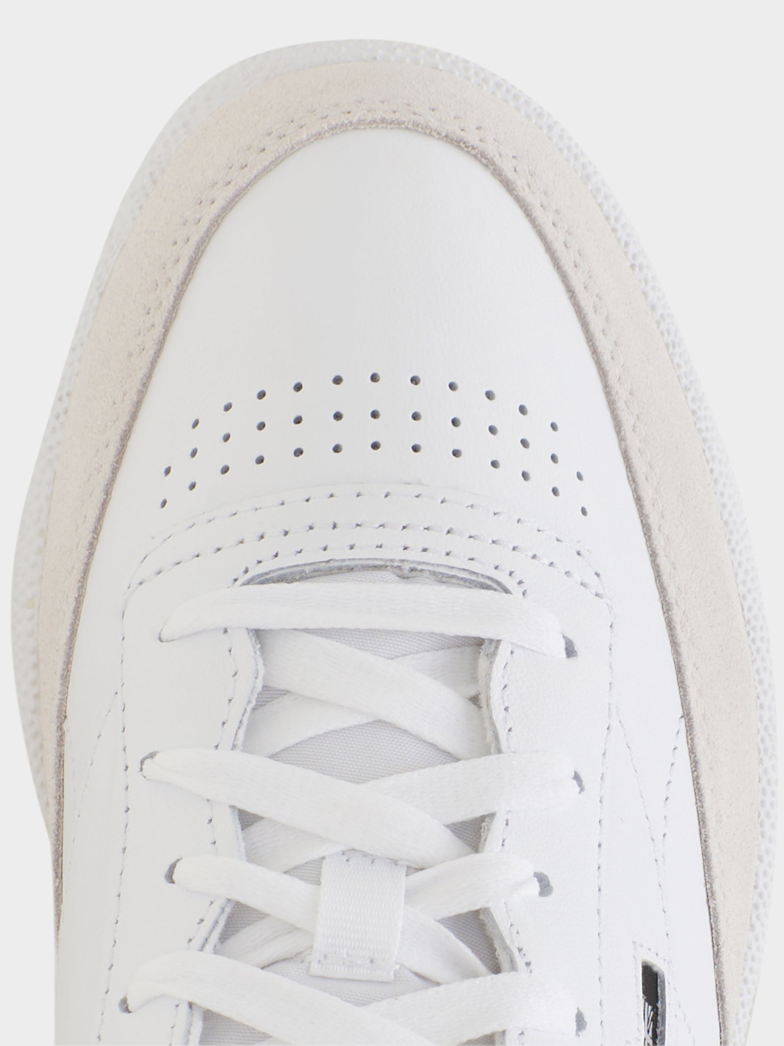 Unisex Club C 85 Sneakers in White & Black