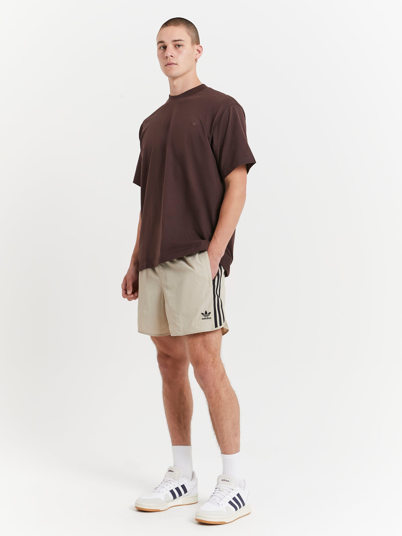 Adicolor Classics Sprinter Shorts in Wonder Beige