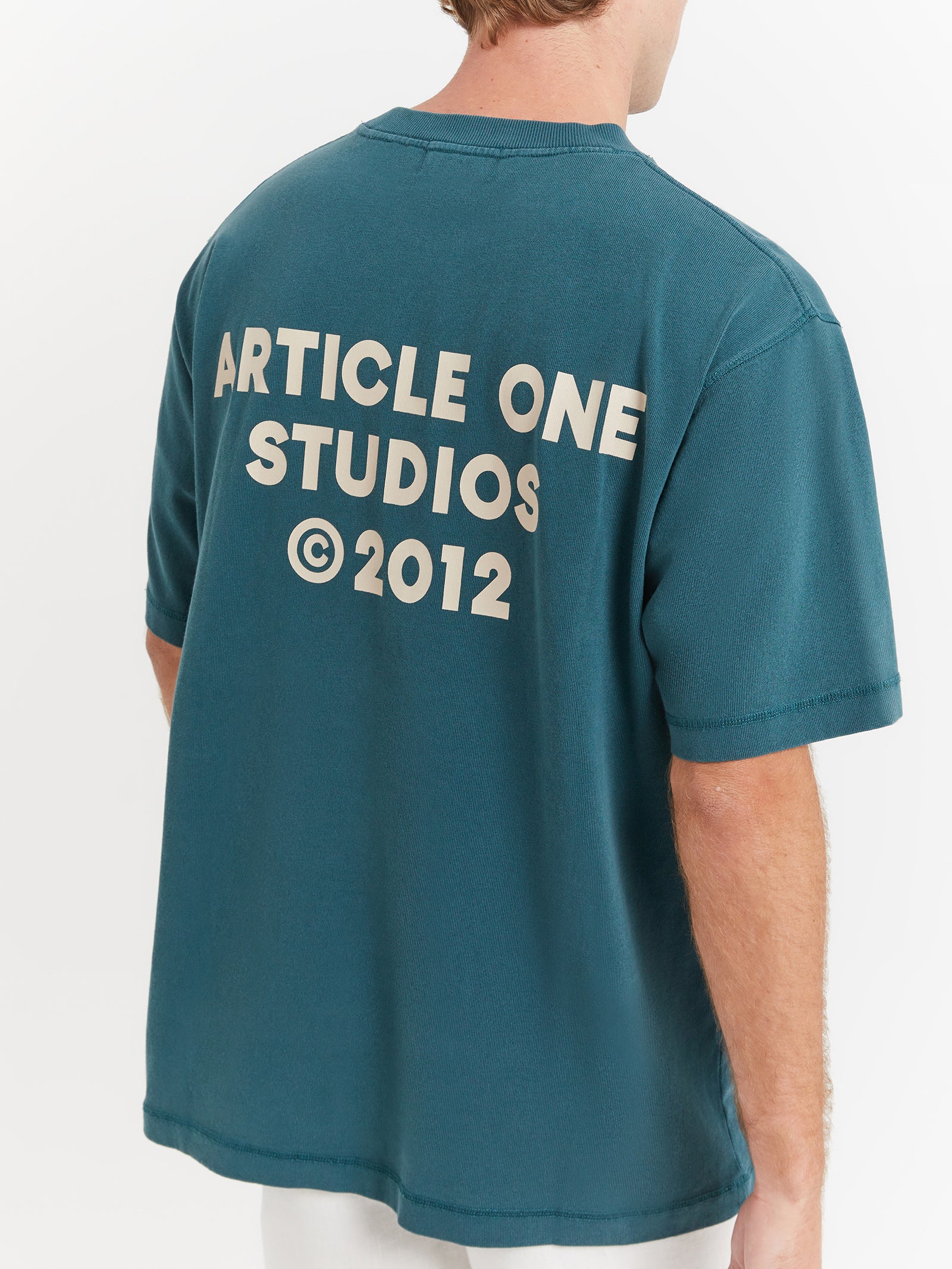 Studio Logo T-Shirt in Spruce