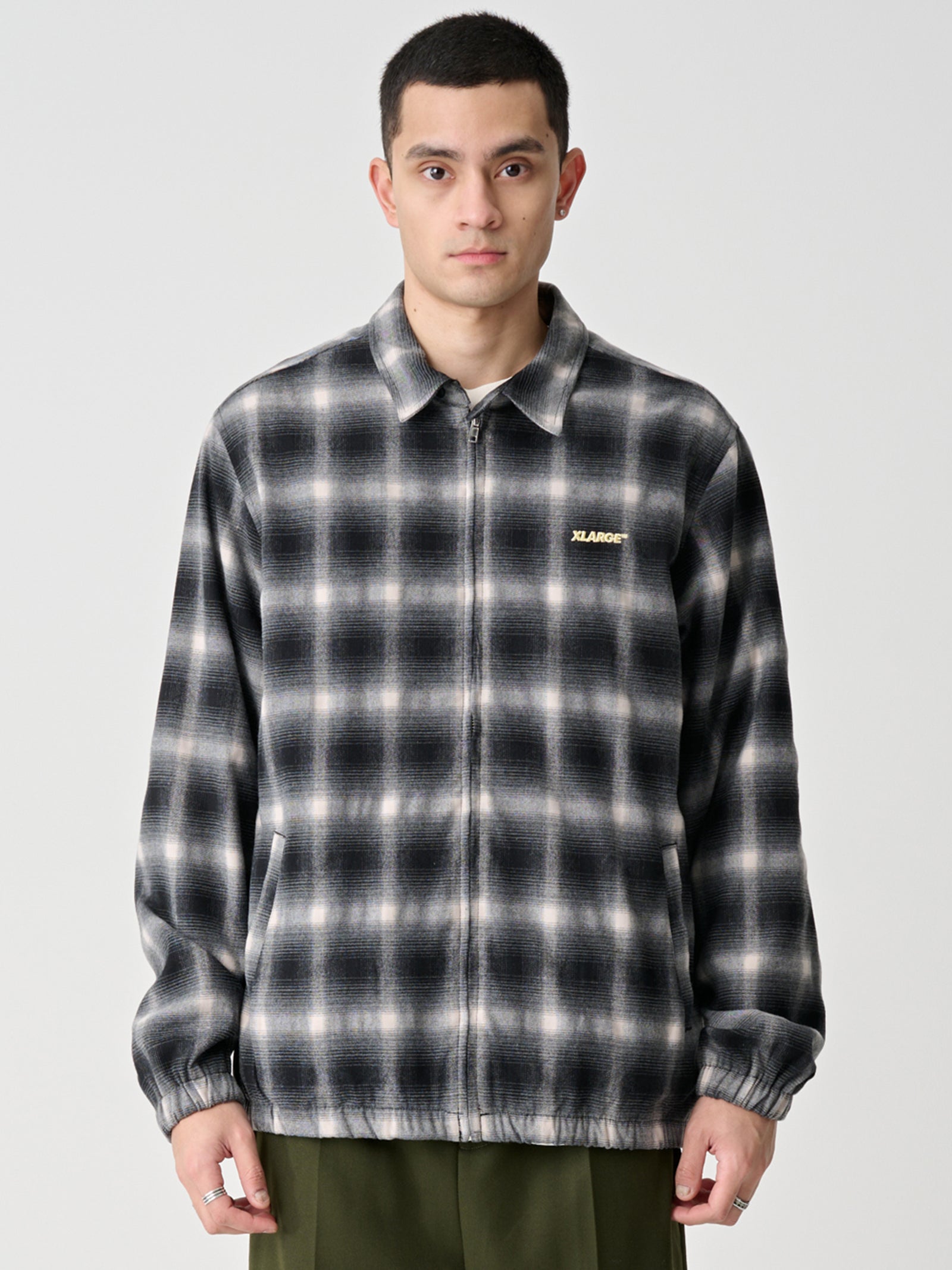 Source Lined Zip Check Jacket