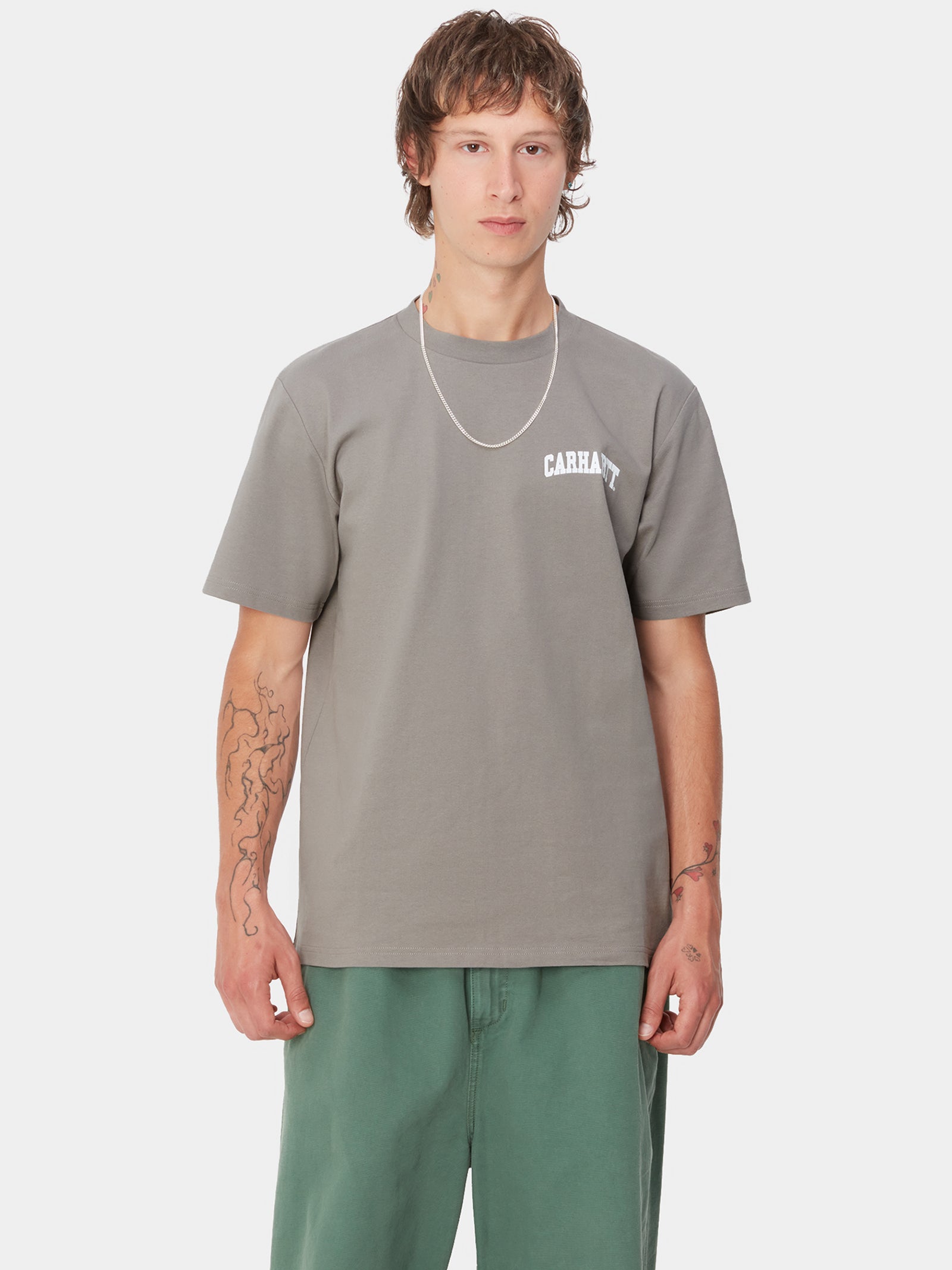 S/S University Script T-Shirt