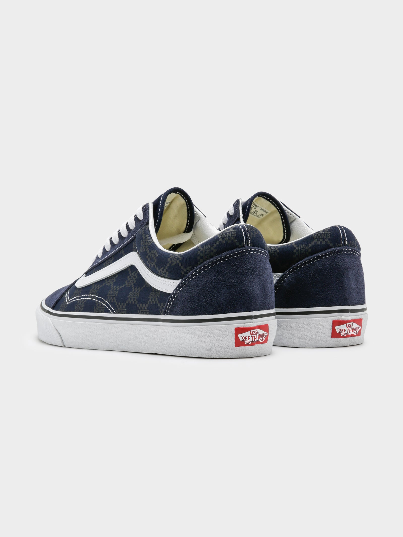 Unisex Old Skool Monogram Sneakers in Navy