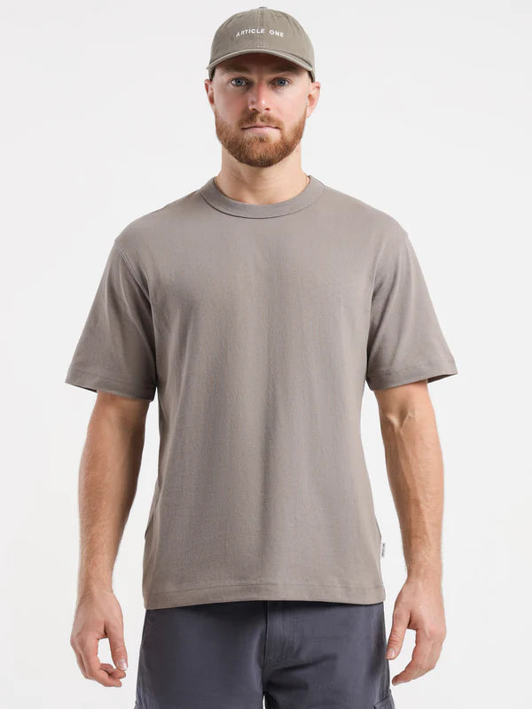 Heavyweight Crew T-Shirt in Ash