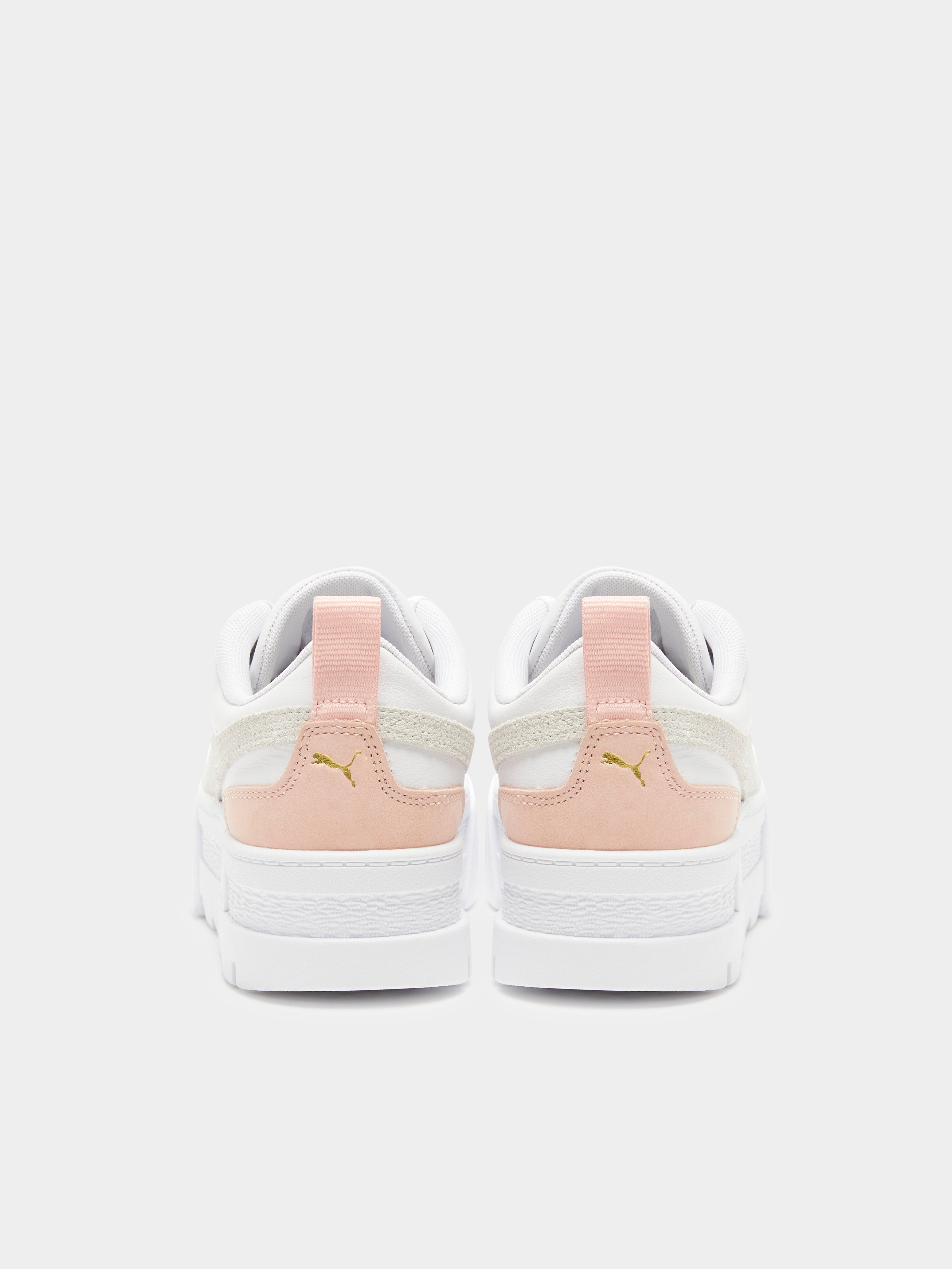 Womens Mayze Gentle Sneakers in White & Rose