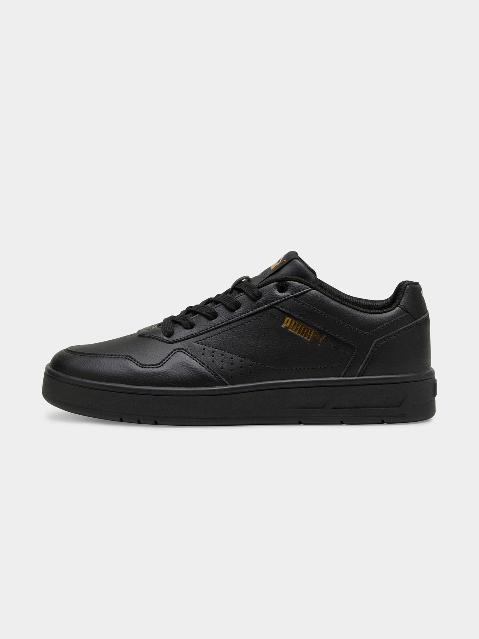 Mens Court Classic Sneaker in Black Gold