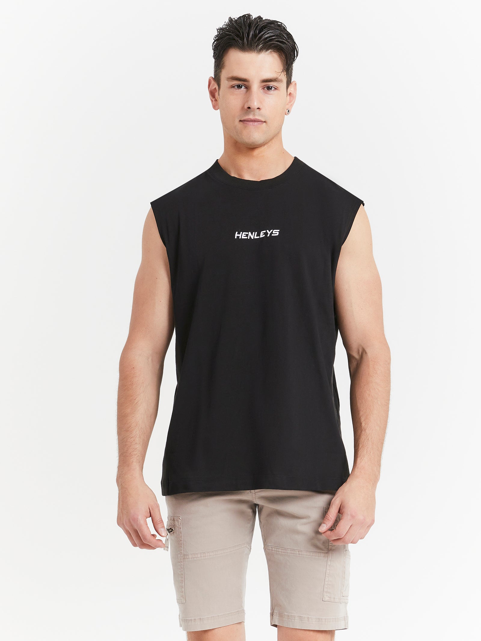 Raptor Muscle Tank in Black