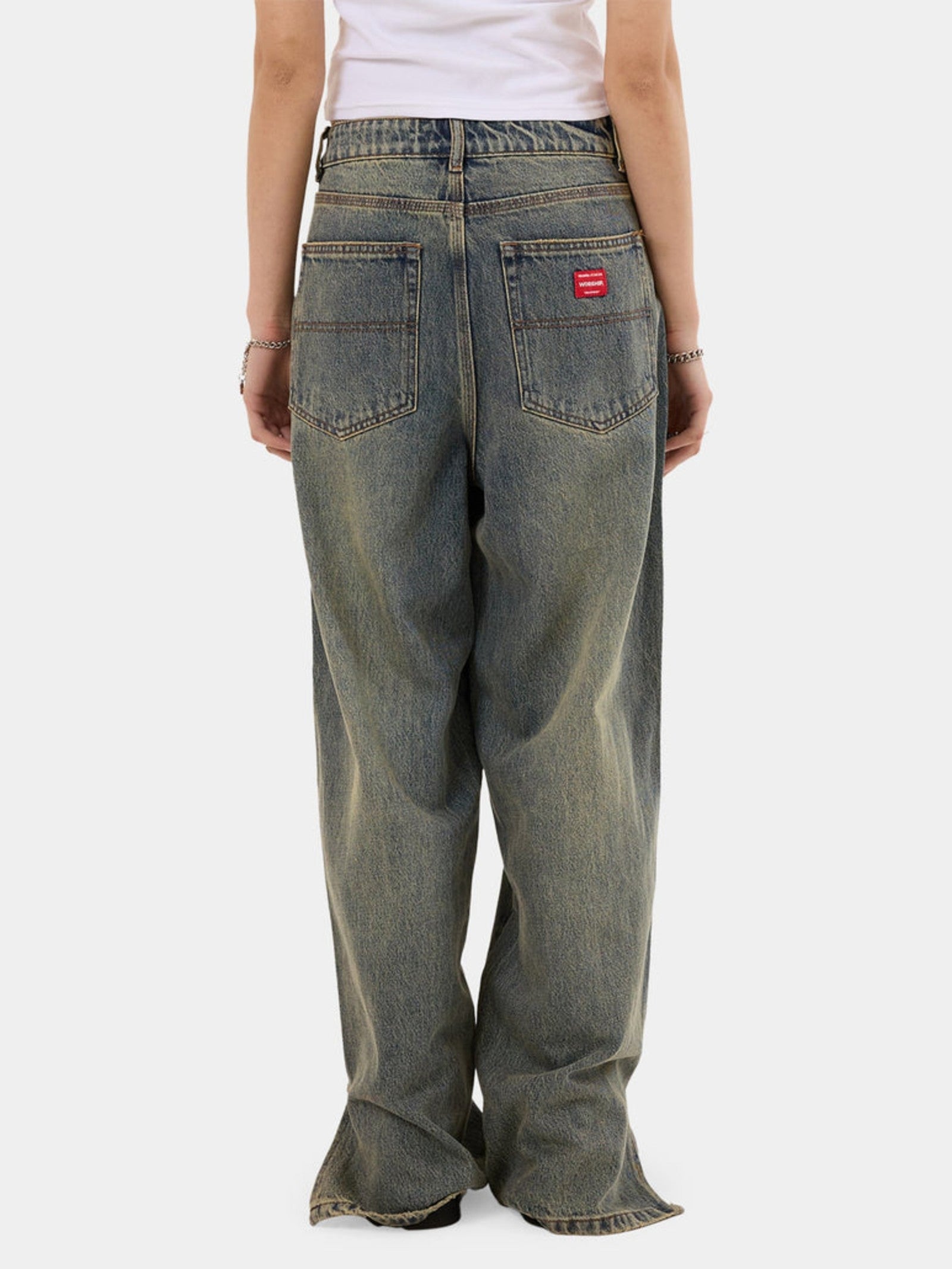 Messenger Big Baggy Split Jean