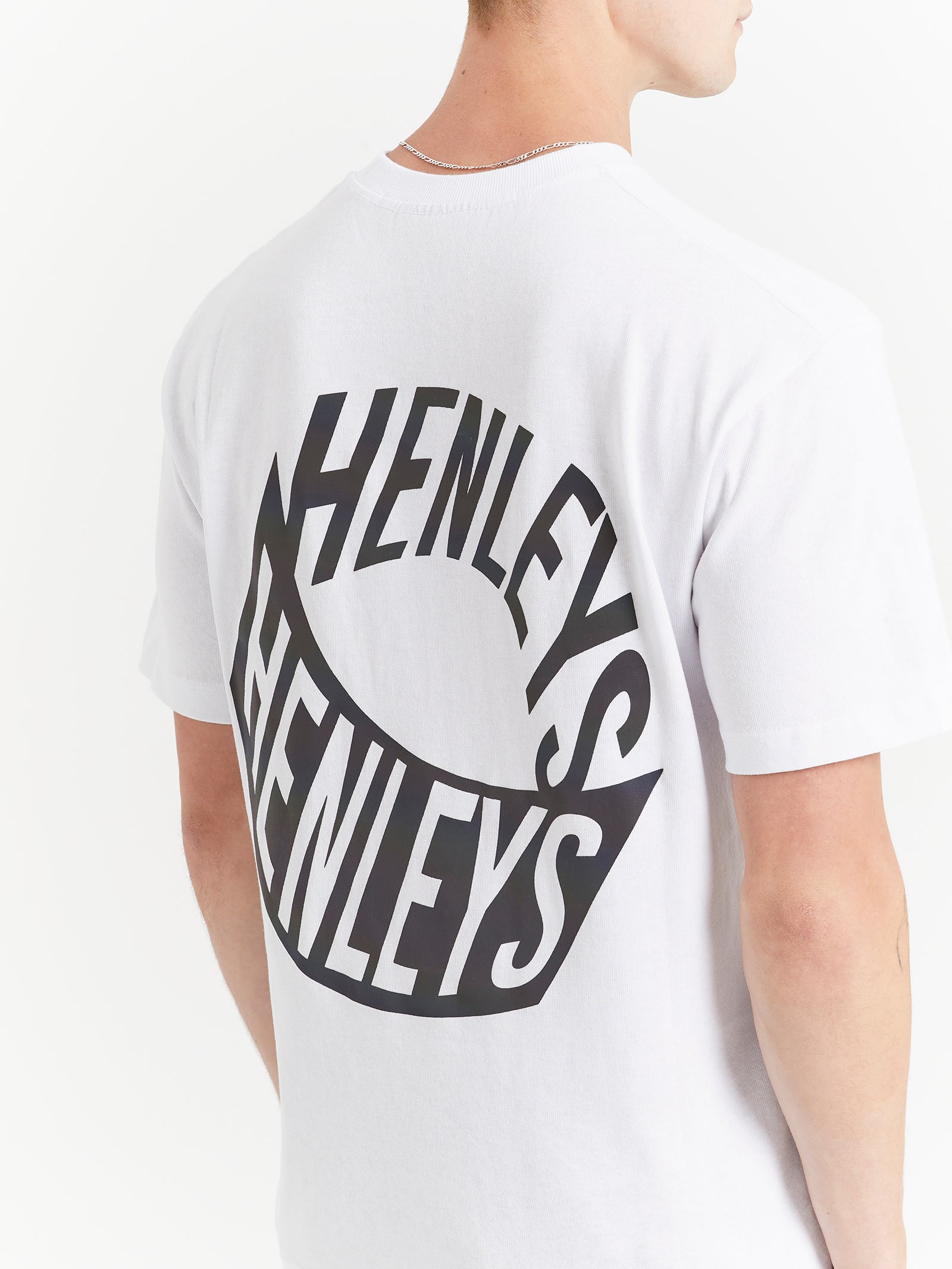 Rings Reflective T-Shirt in White