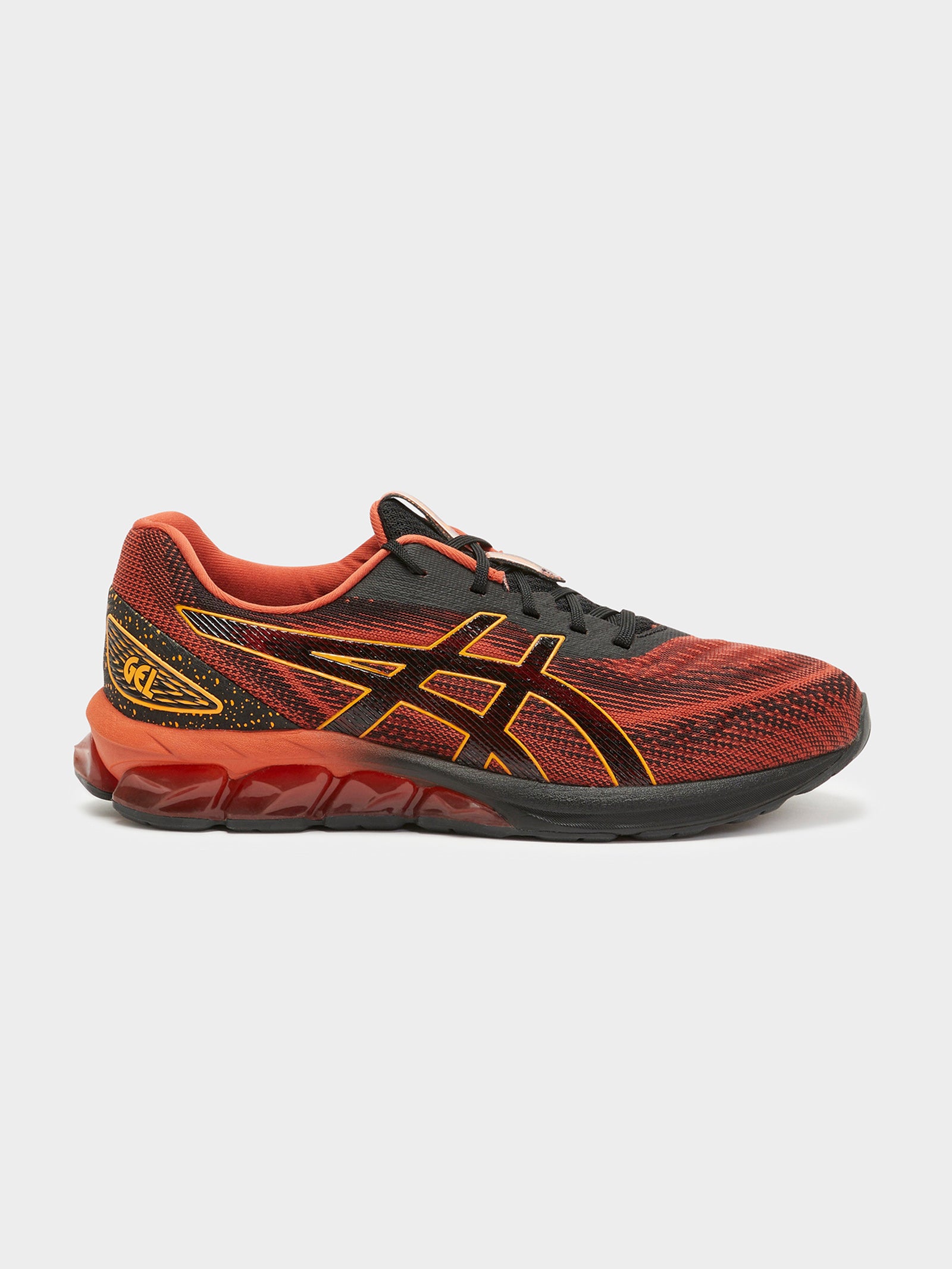 Mens Gel Quantum 180 VII Runners in Black & Red