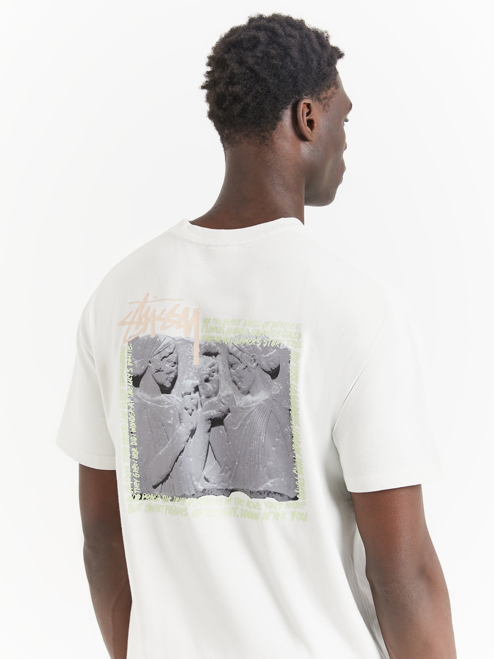 Elation Heavyweight T-Shirt in Pigment Washed White