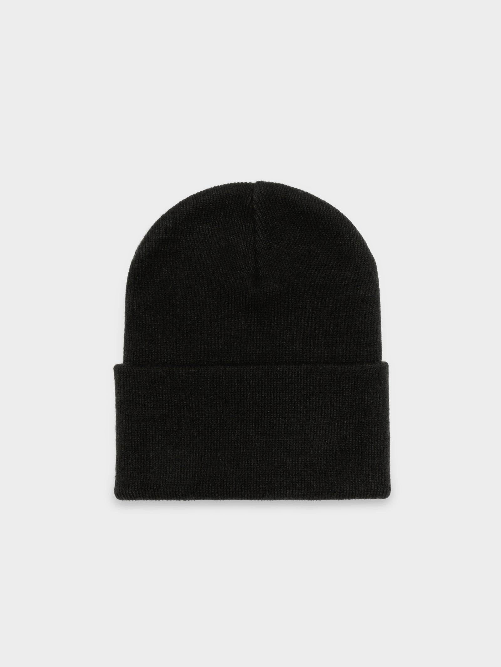 Acrylic Watch Beanie in Black