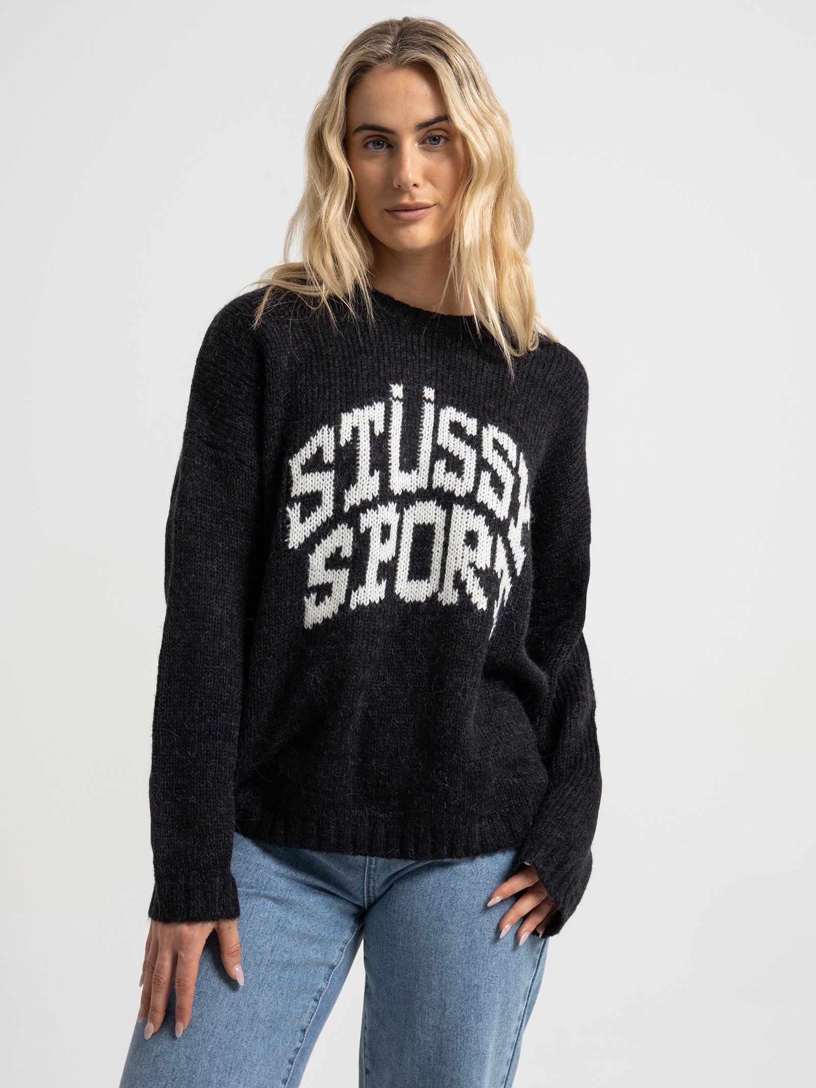 Stussy Sport Knit in Black