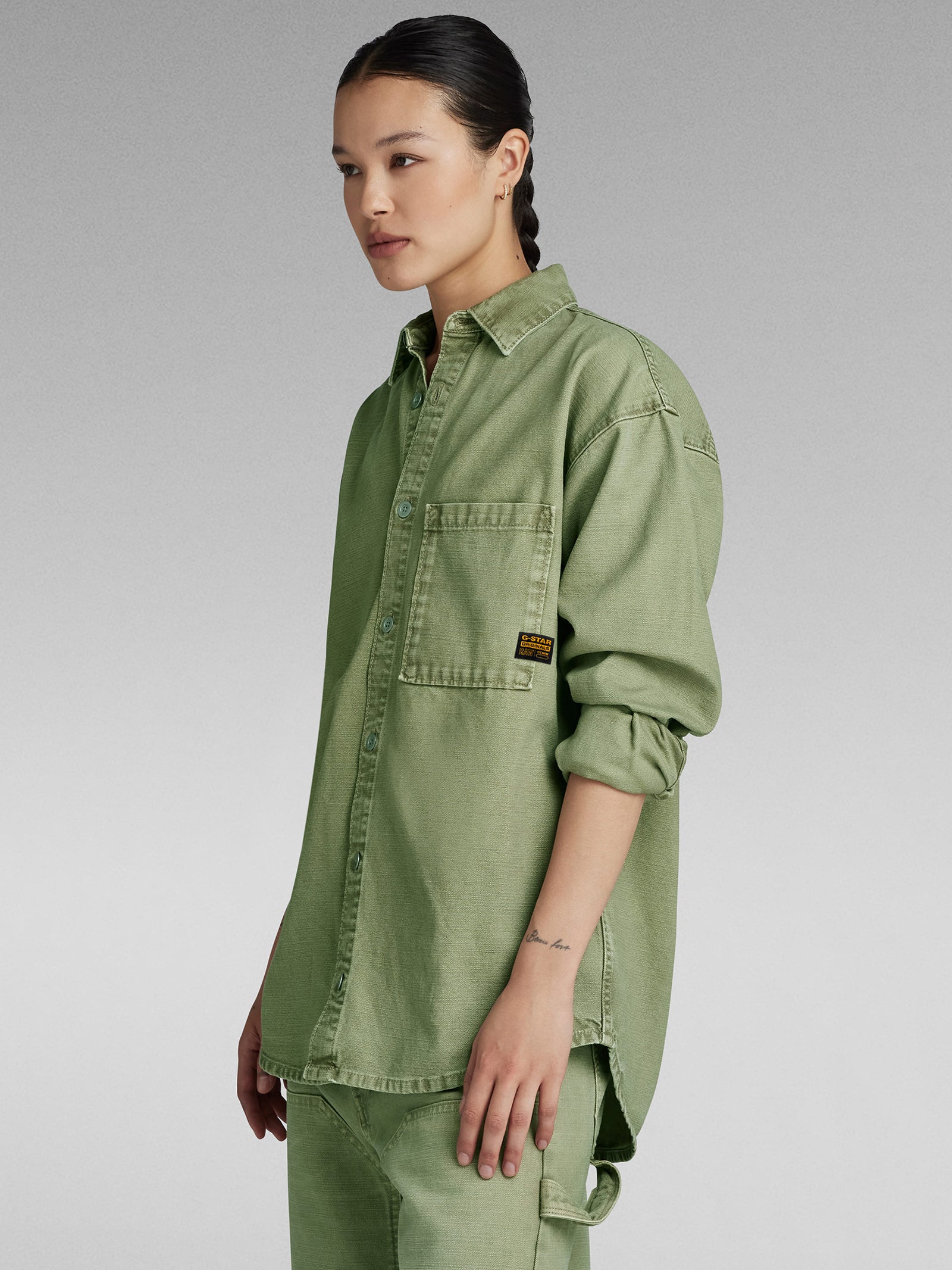 Relaxed Denim Overshirt