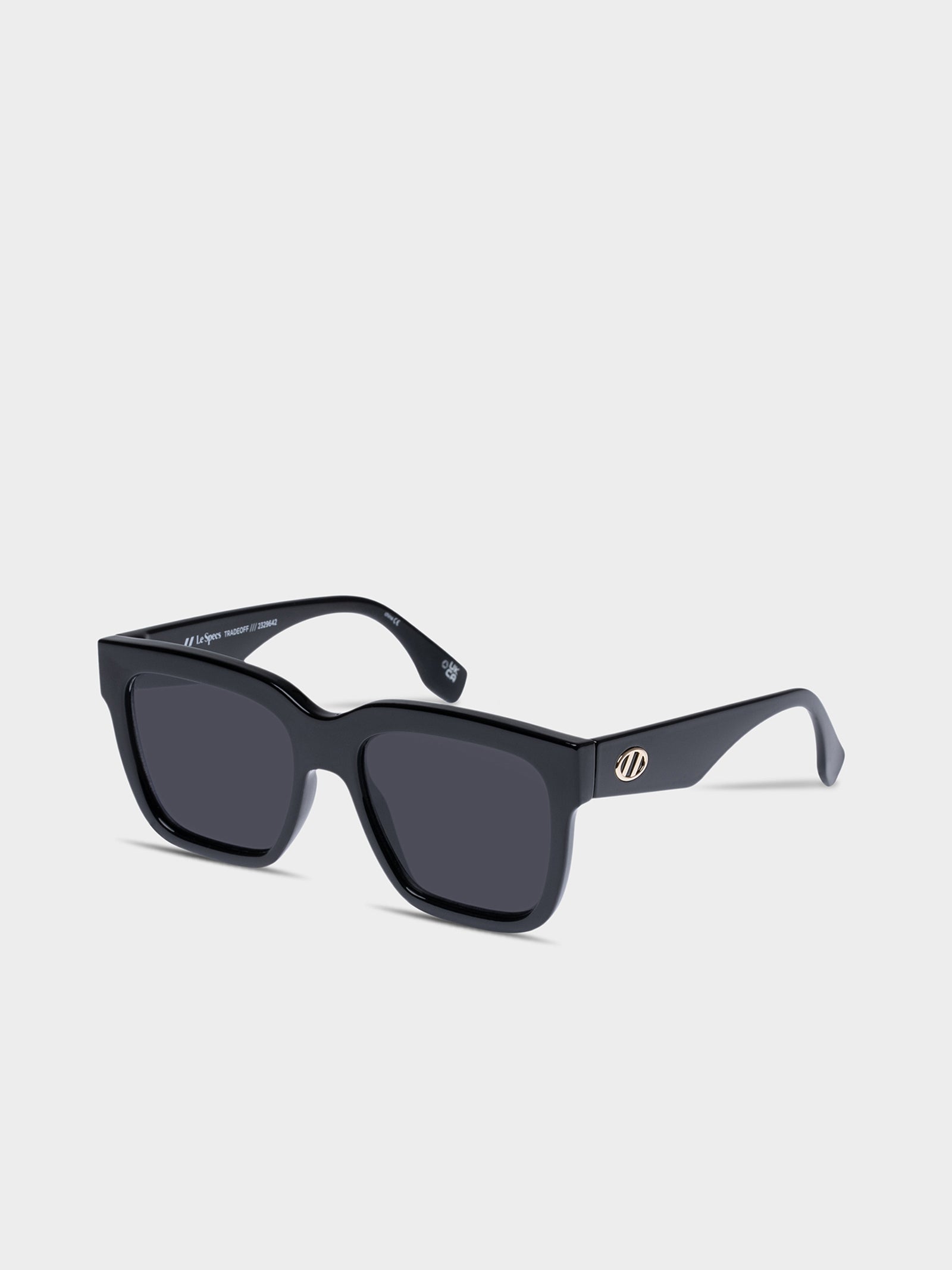 Tradeoff Sunglasses in Black Smoke Mono