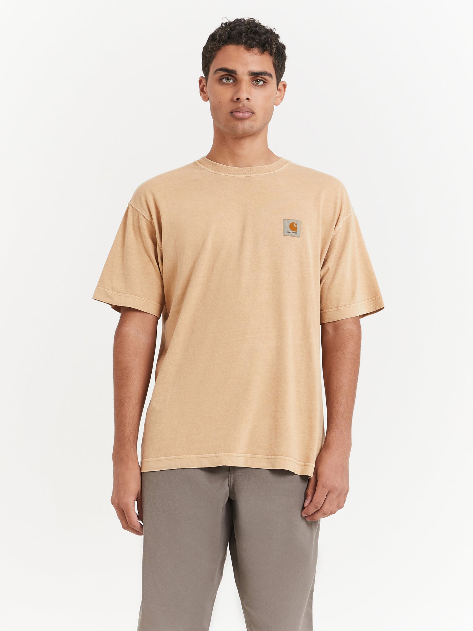 Short Sleeve Nelson T-Shirt in Dusty H Brown