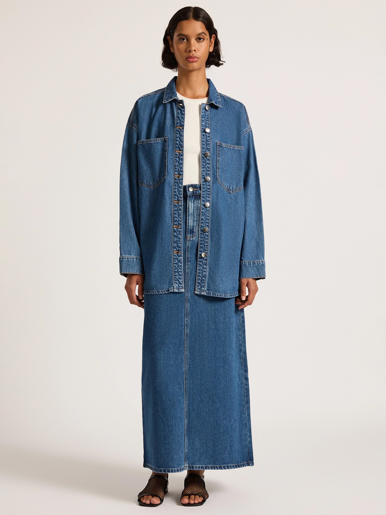 Organic Denim Overshirt