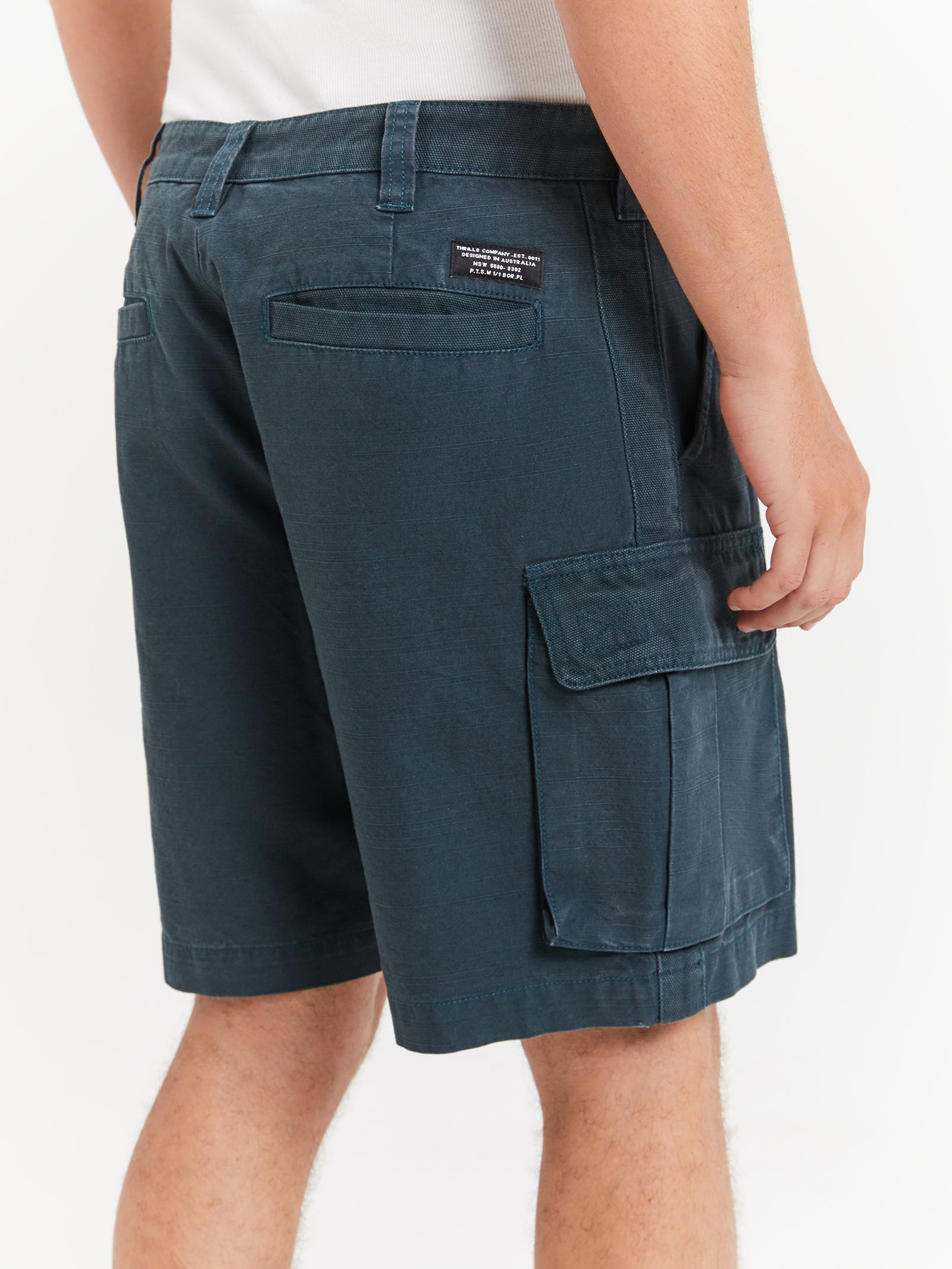 Century Slacker Cargo Shorts in Jasper Green