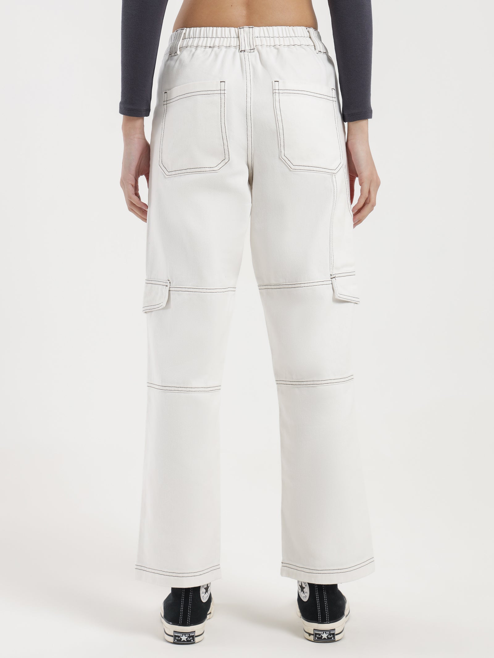 Cooper Workwear Pants in Off White