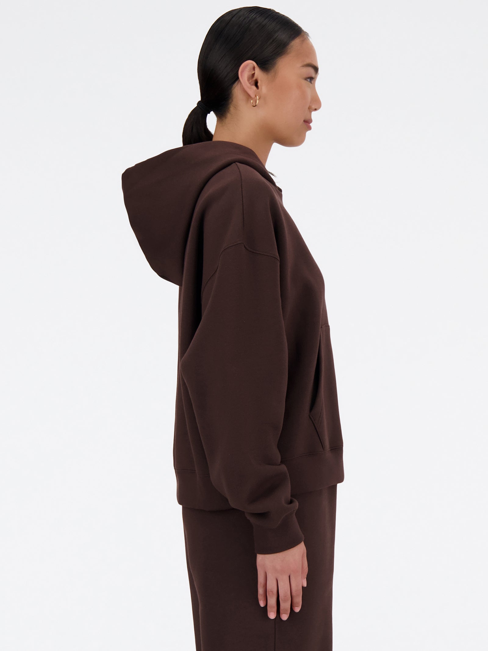 Brushed Back Fleece Hoodie