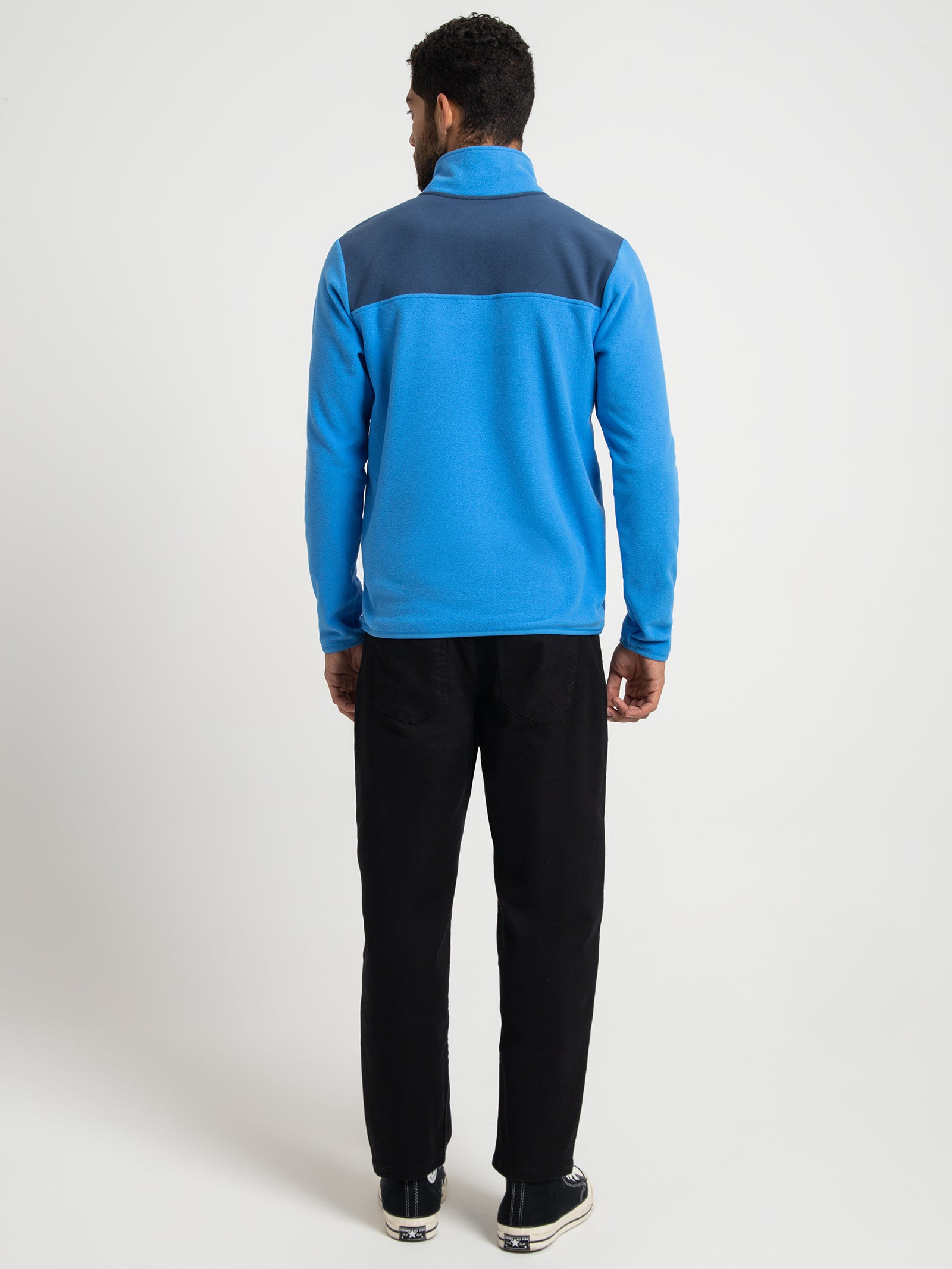 TKA Glacier 1/4 Snap Pullover in Blue