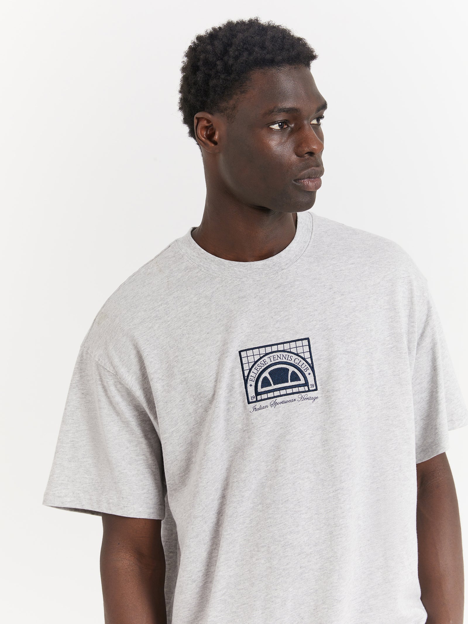 Entrada T-Shirt in Light Grey Marl