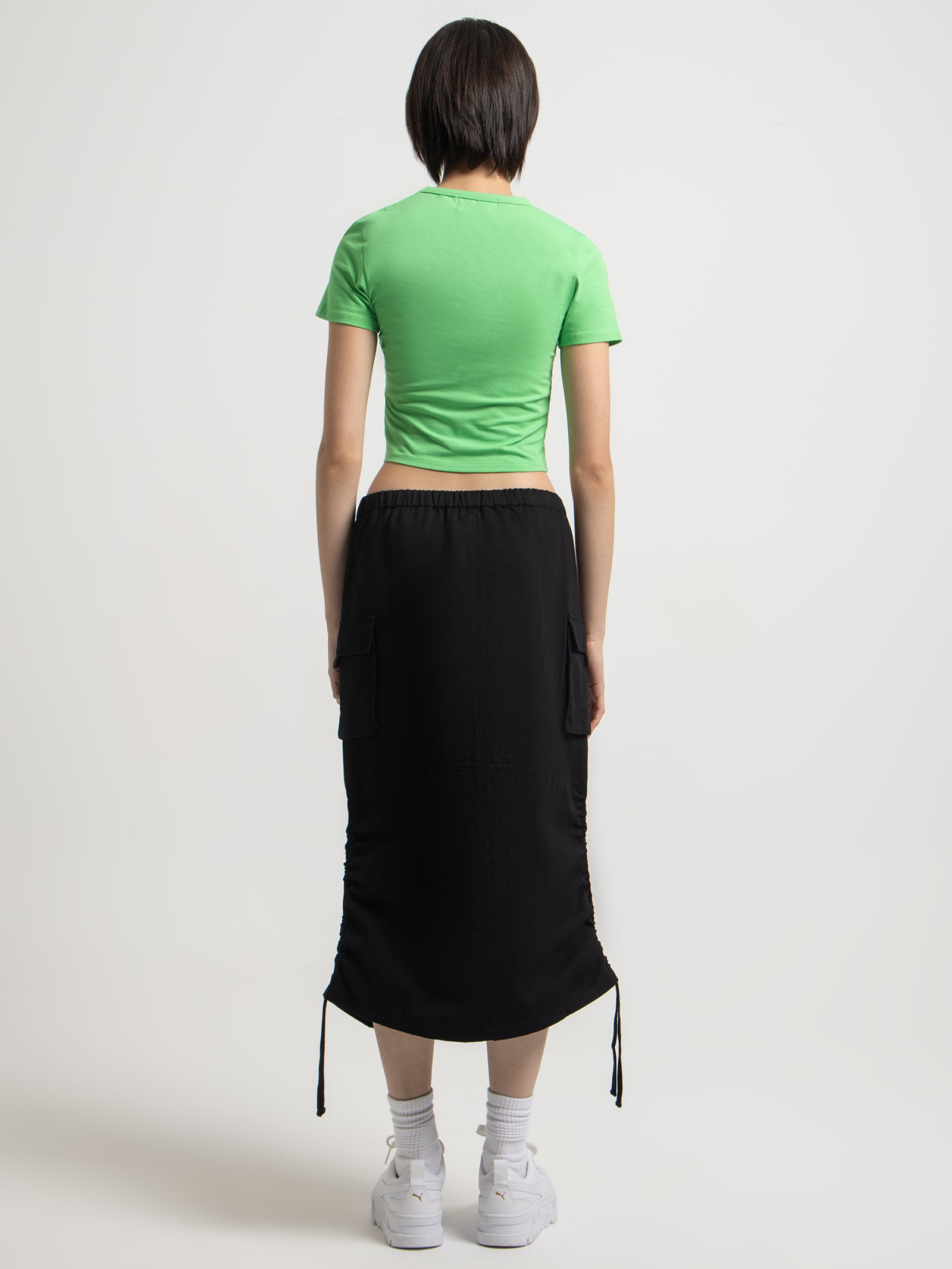 Cargo Skirt in Black