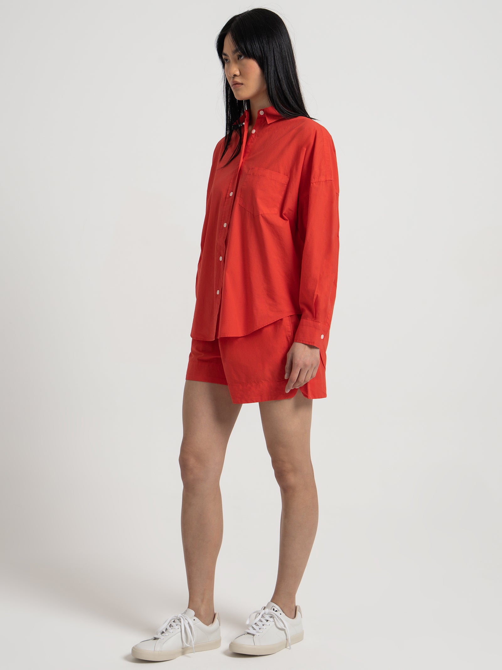 Chiara Shirt in Watermelon Red