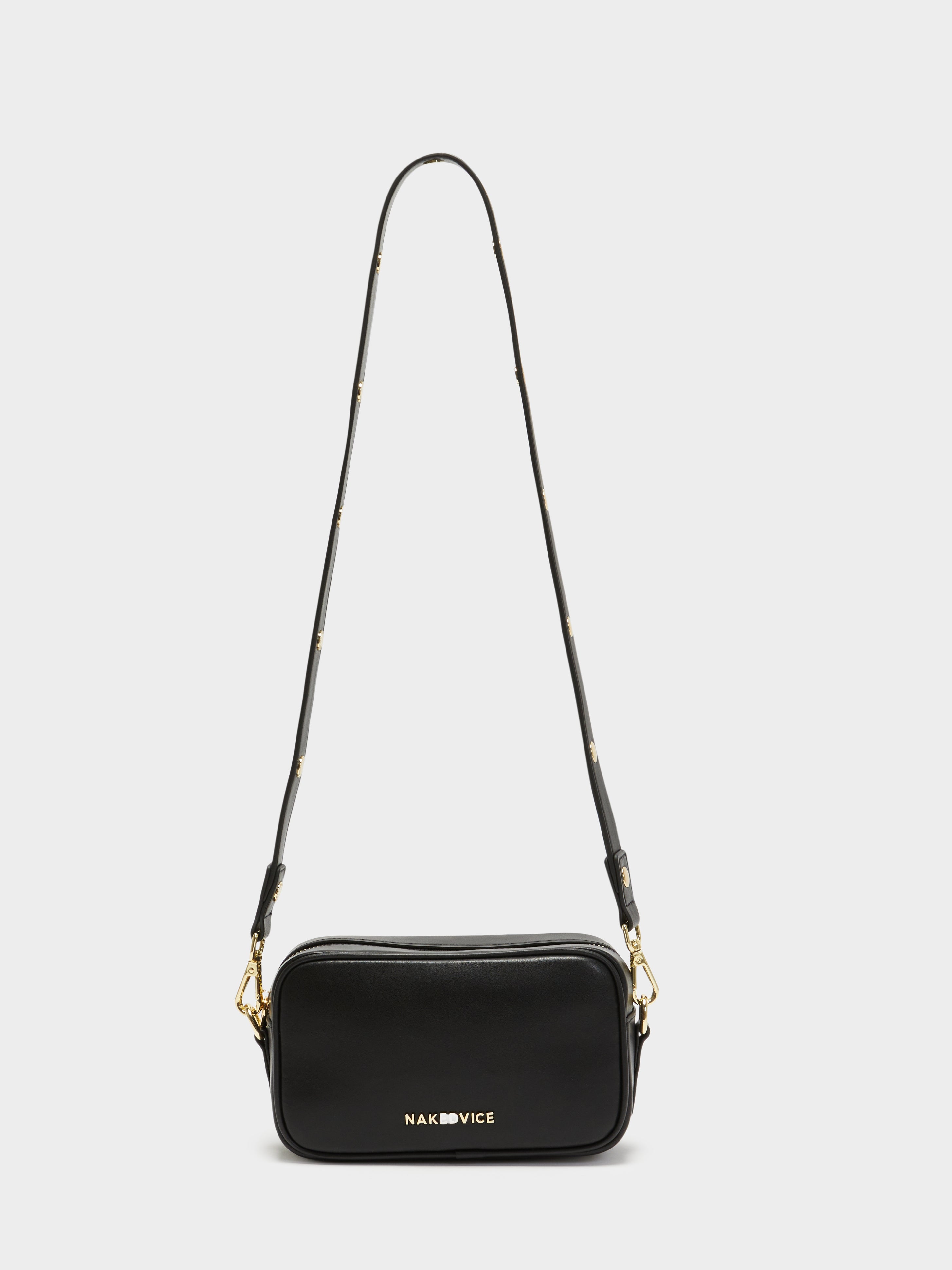 The Mac Benji Bag in Black & Gold