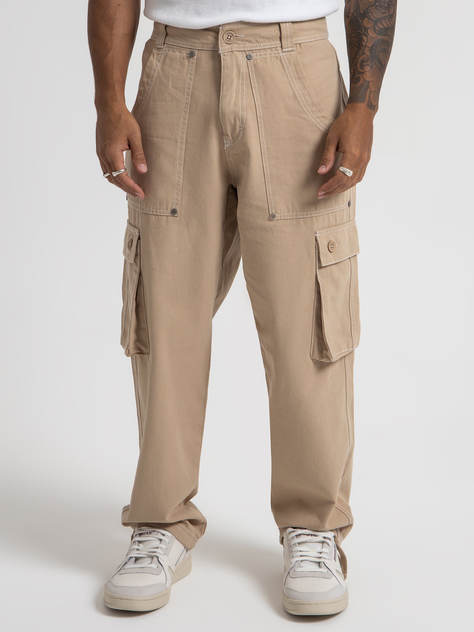 Syndicate Cargo Pants in Khaki