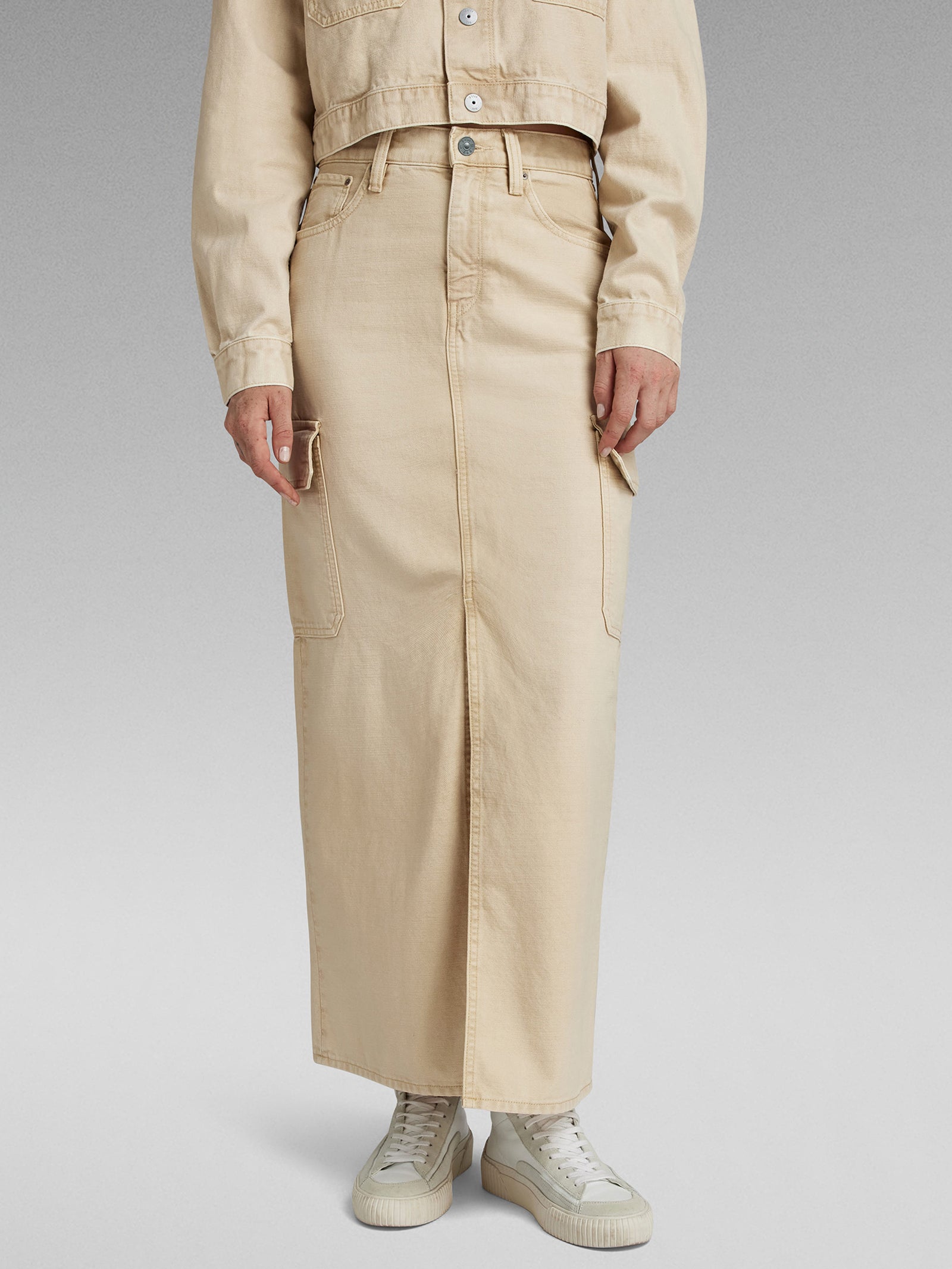 Viktoria Long Cargo Skirt