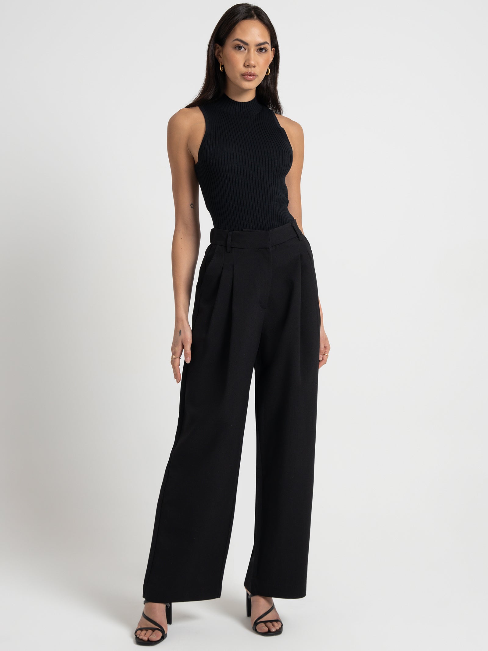 Manon Tailored Pant in Black