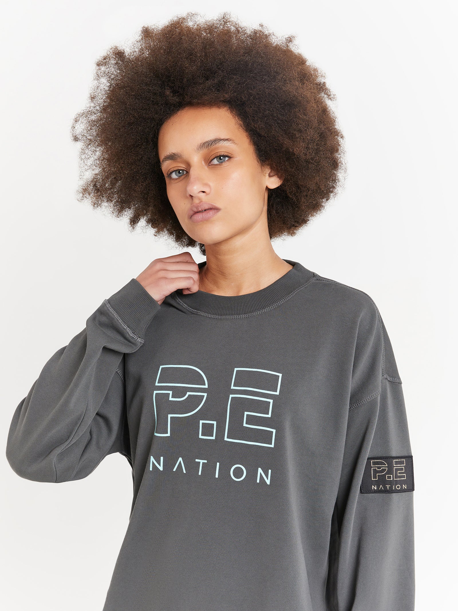 Heads Up Sweat in Grey