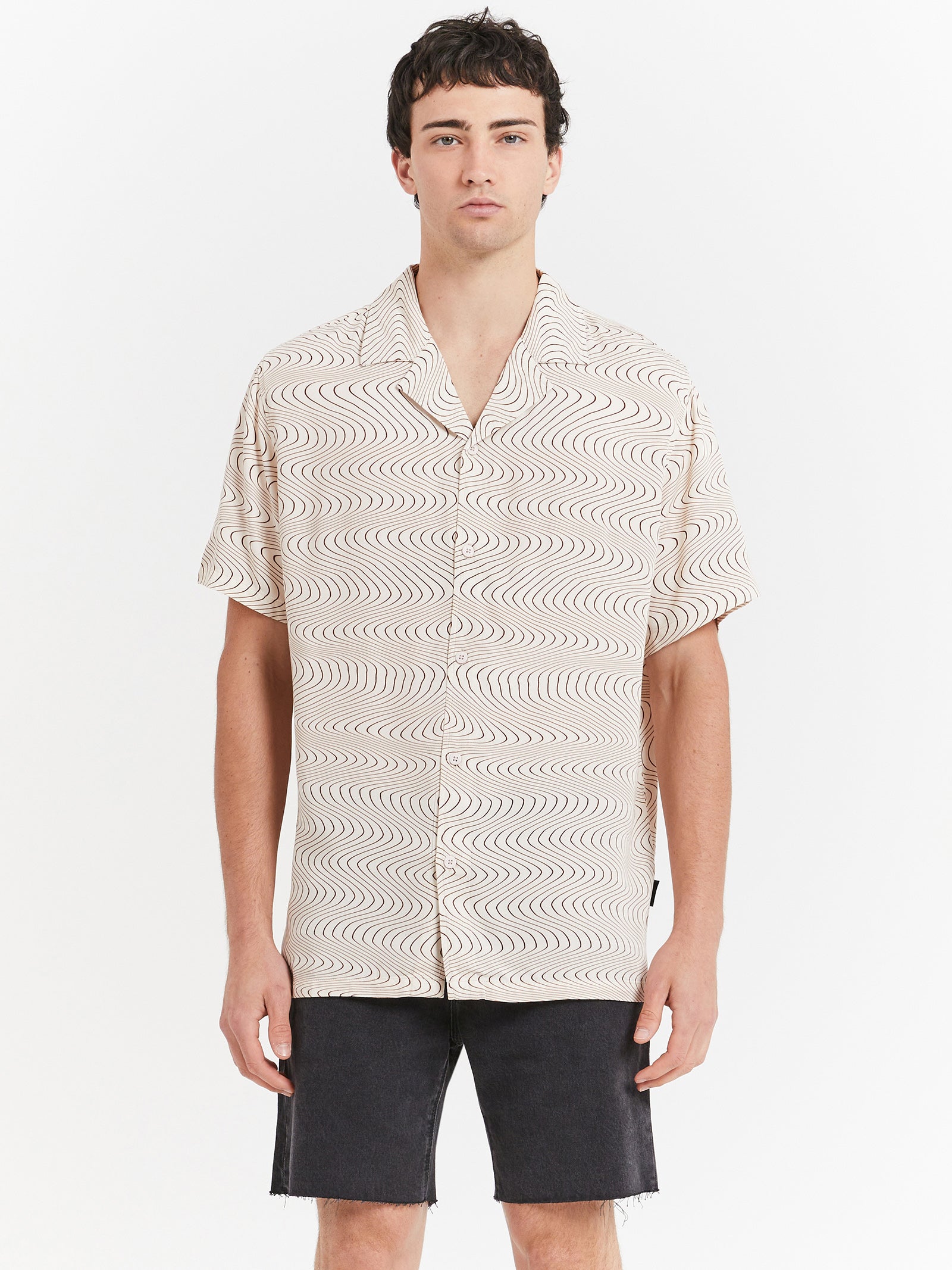 Wave Shirt in Bone