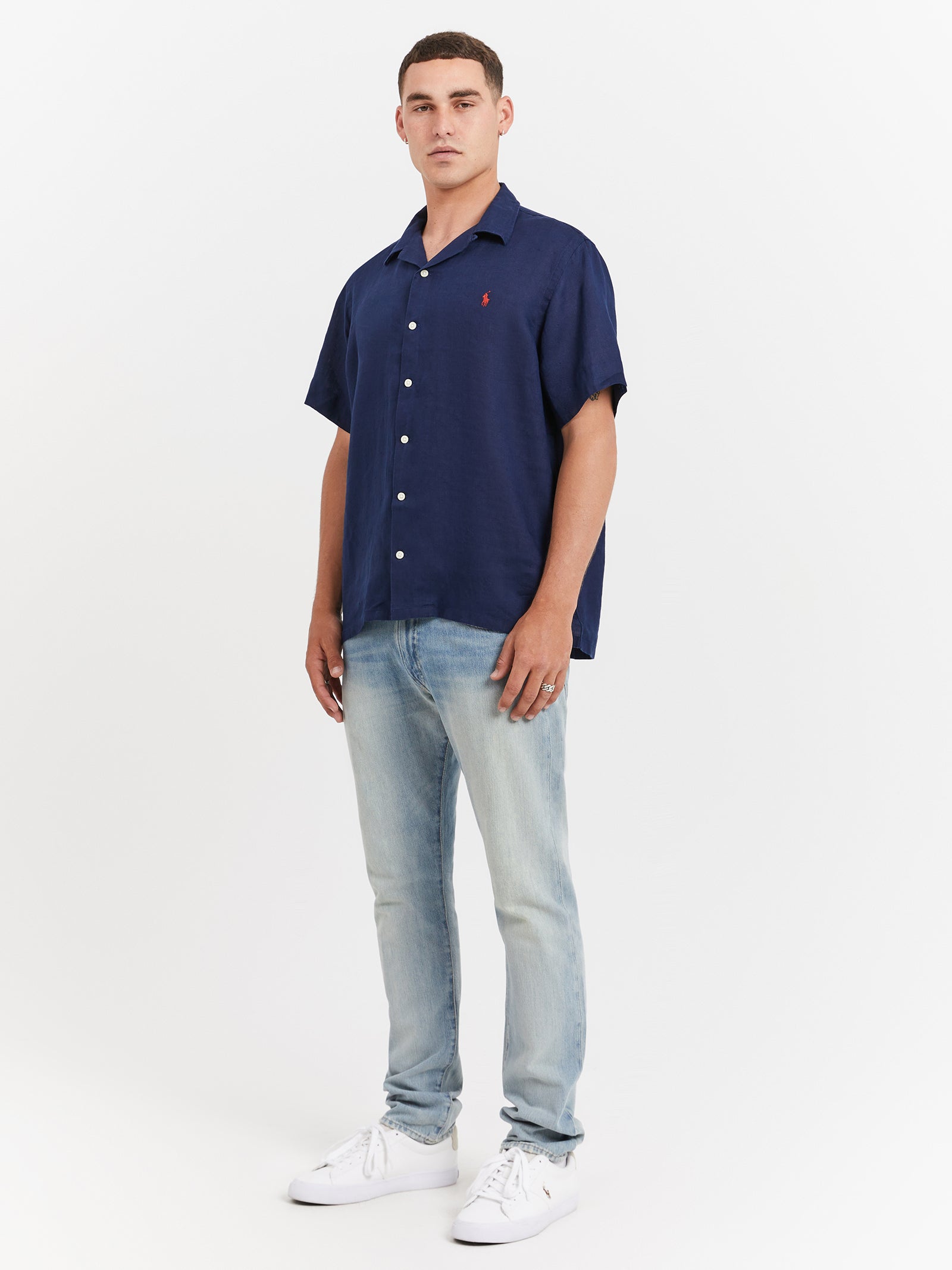 Vacation Shirt in Newport Navy