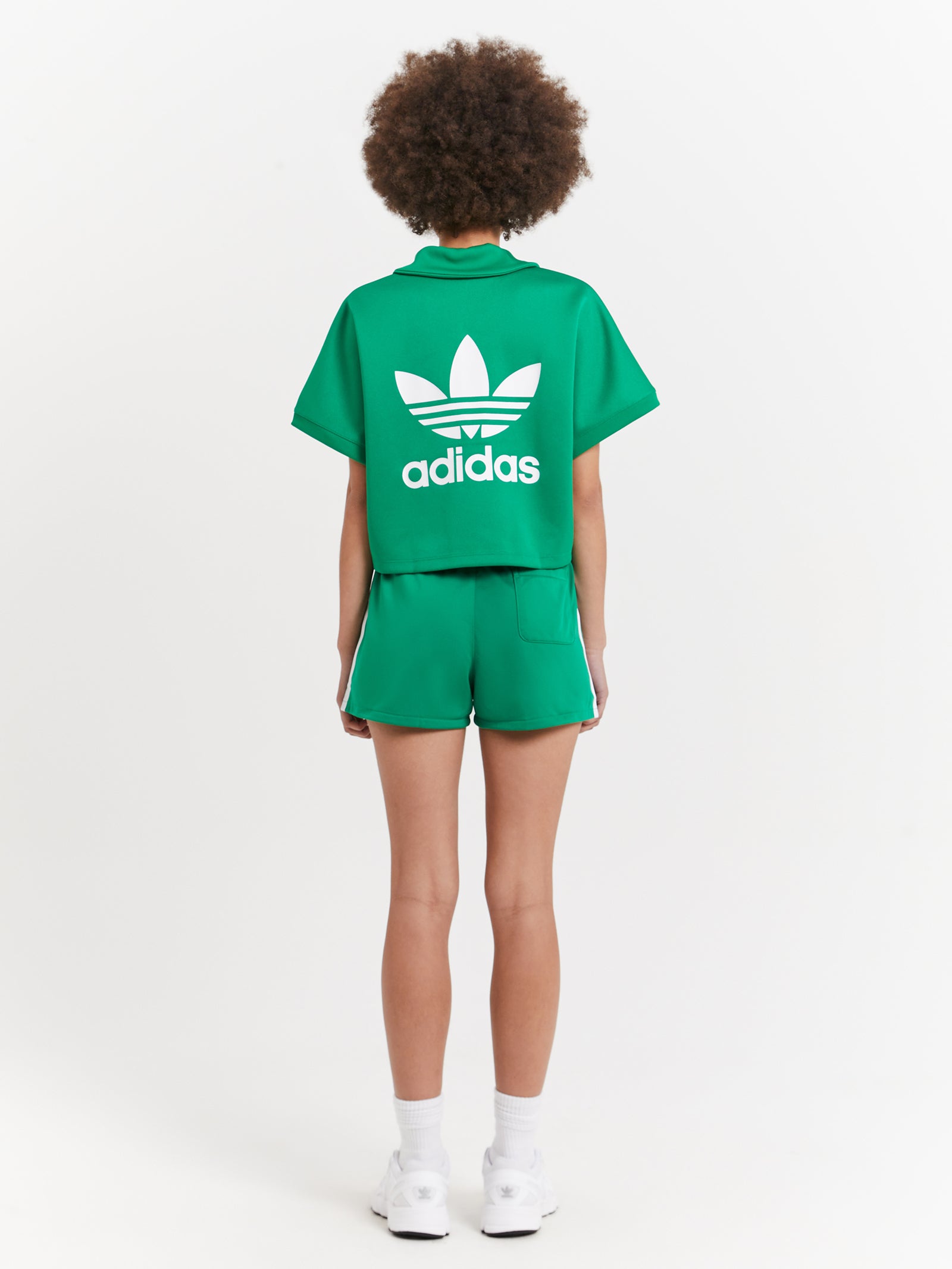 Adicolor Three Stripe Shorts in Green