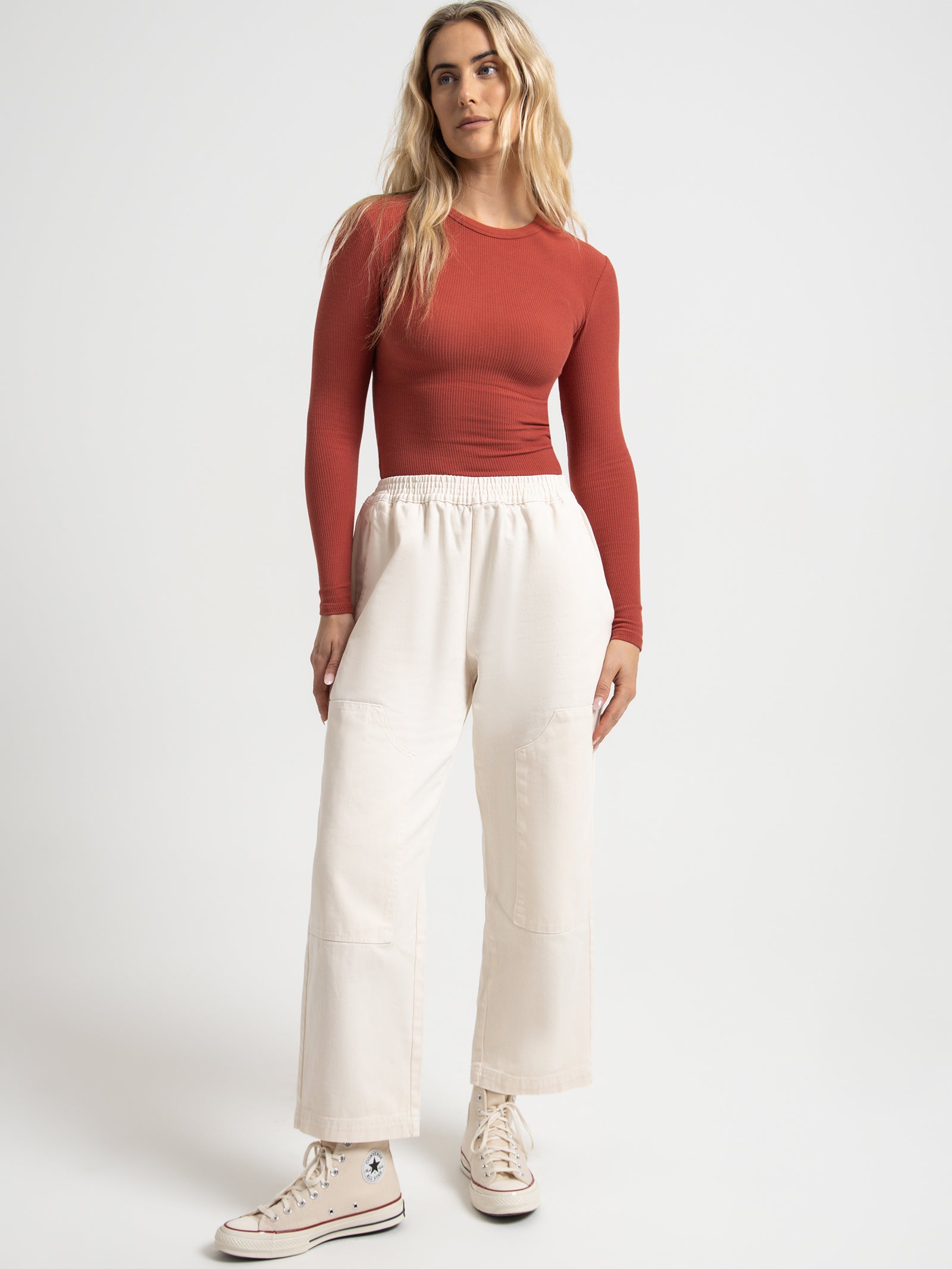 Margot Utility Pants in Cloud