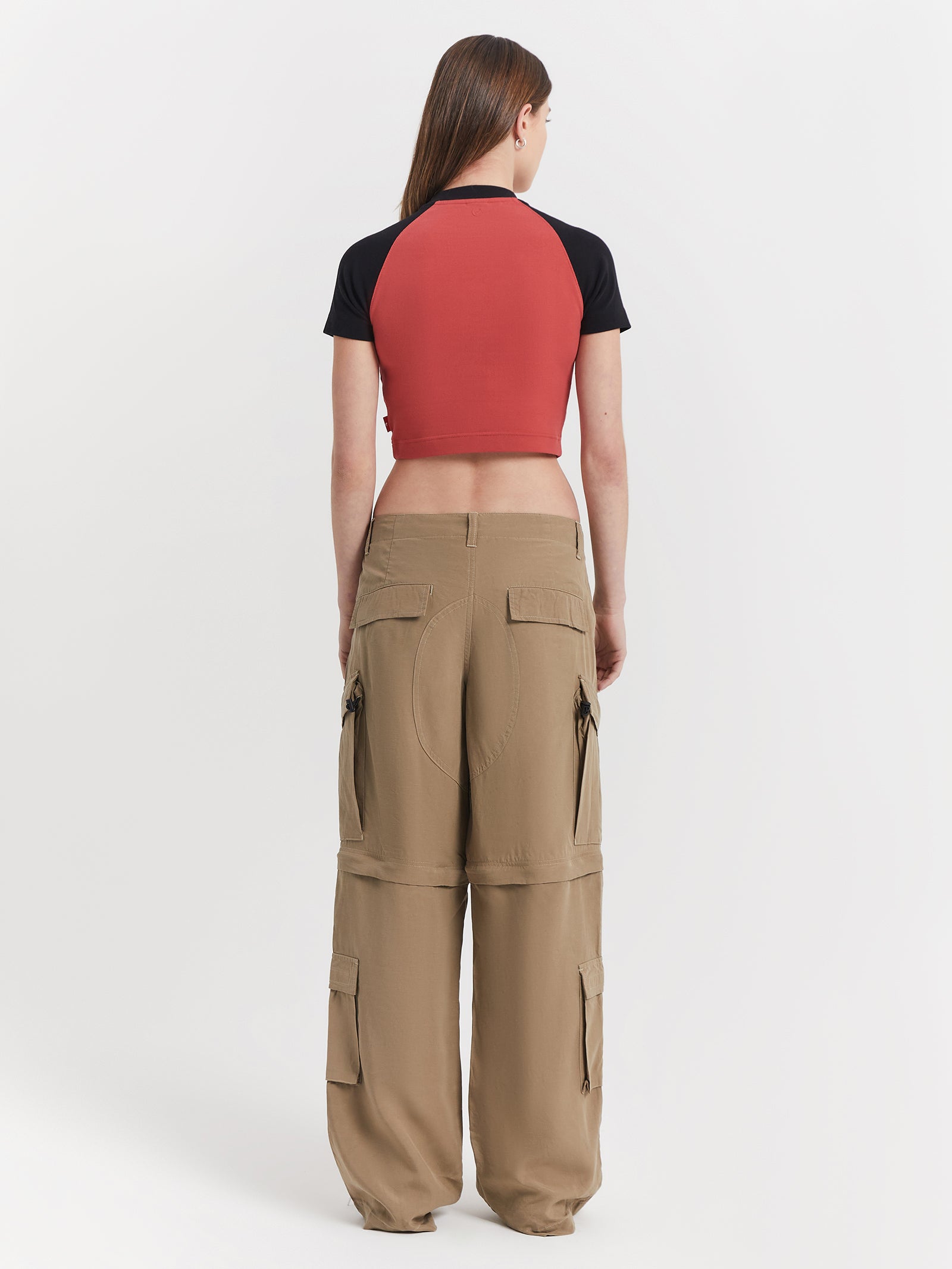 Recreation Zip-Off Cargo Pants in Sandy Taupe