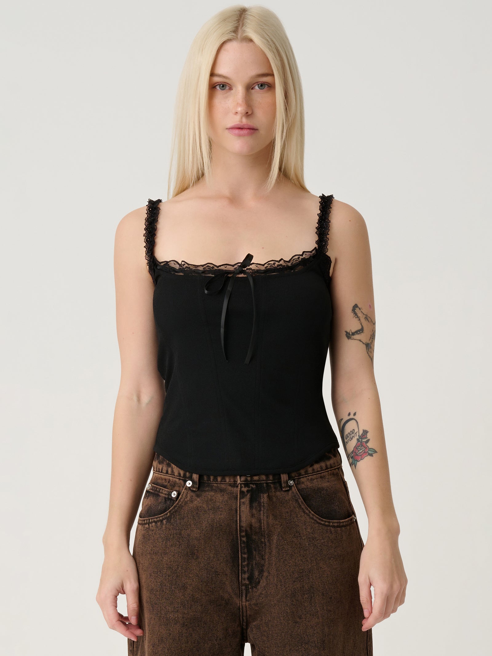 Mesh Corset Top