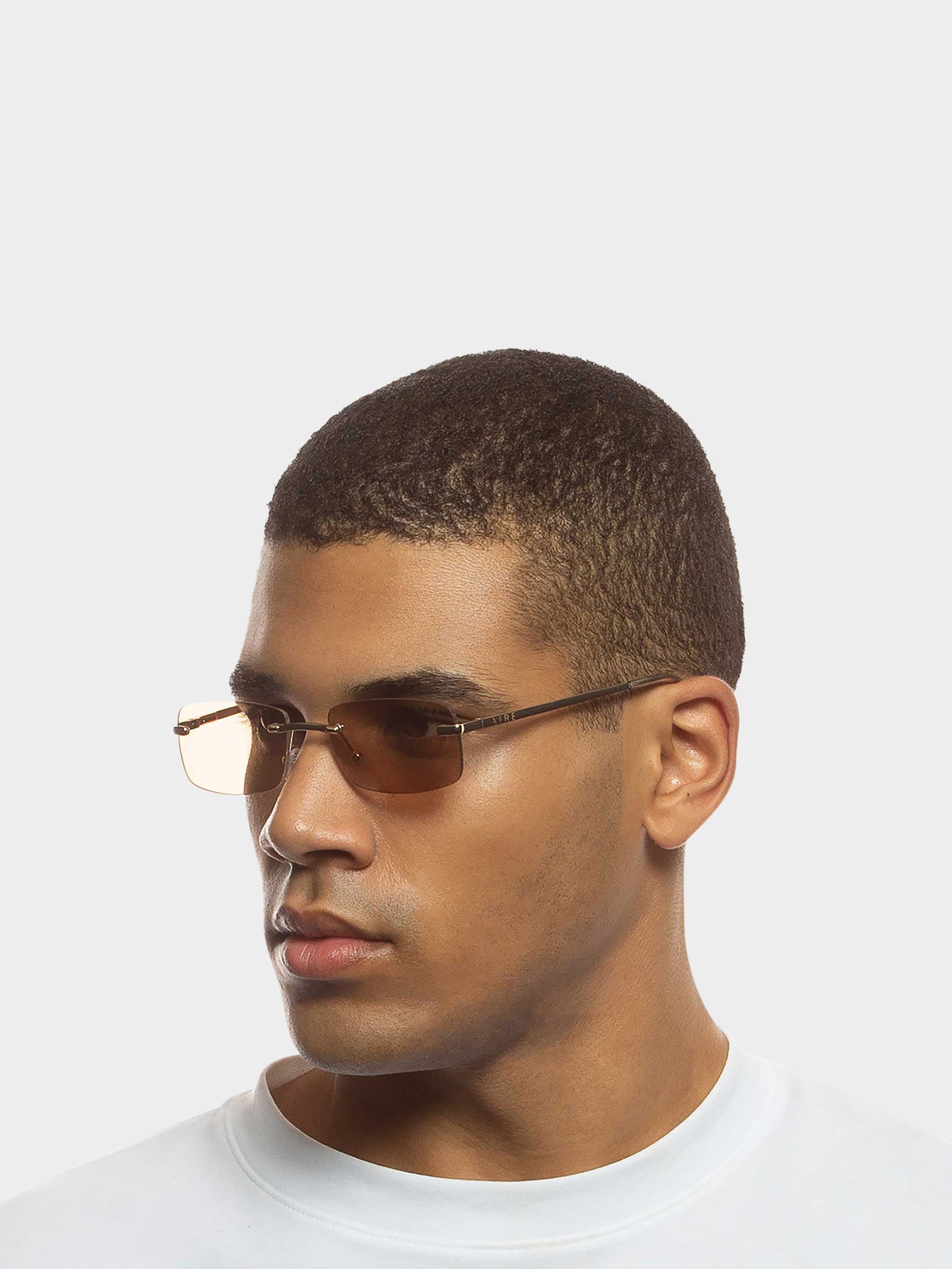 Ursa Sunglasses in Bright Gold Tan Tint