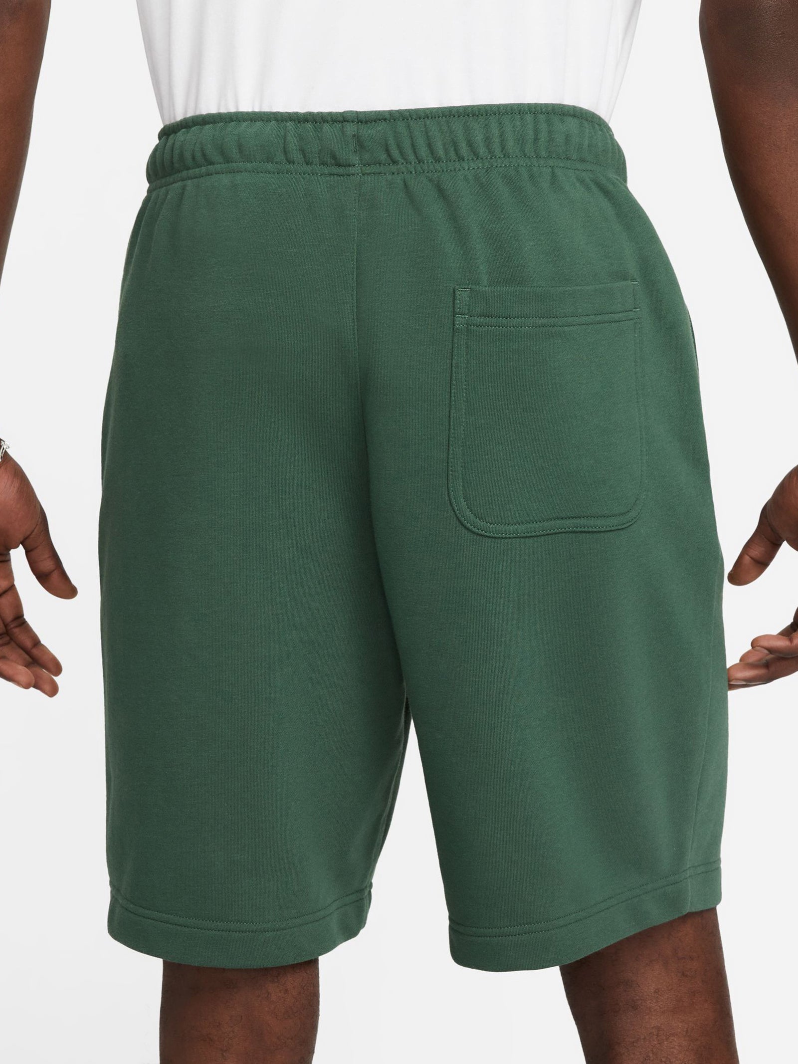 Club French Terry Shorts in Green Fir