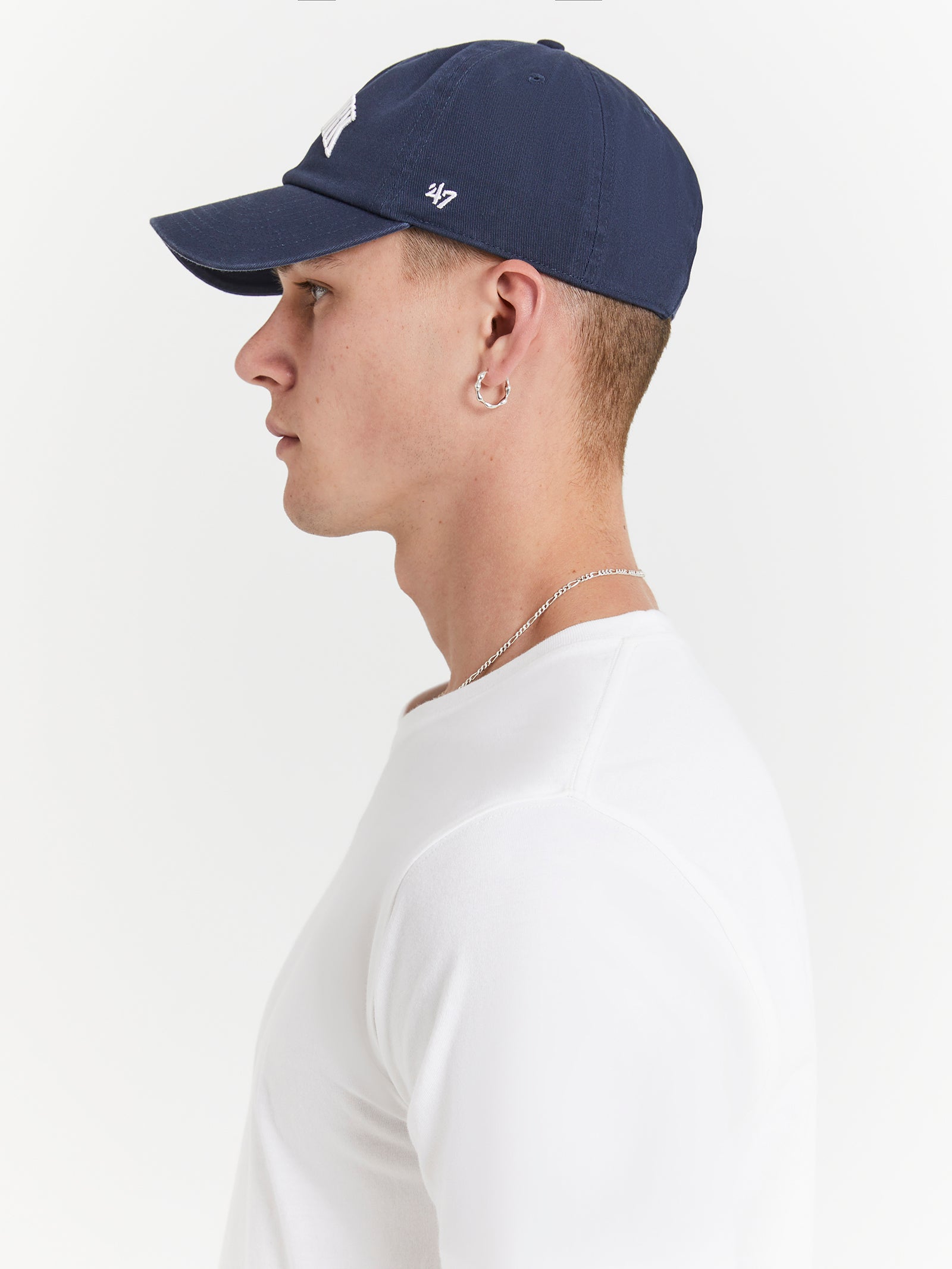 Clean Up New York Cap in Navy & White