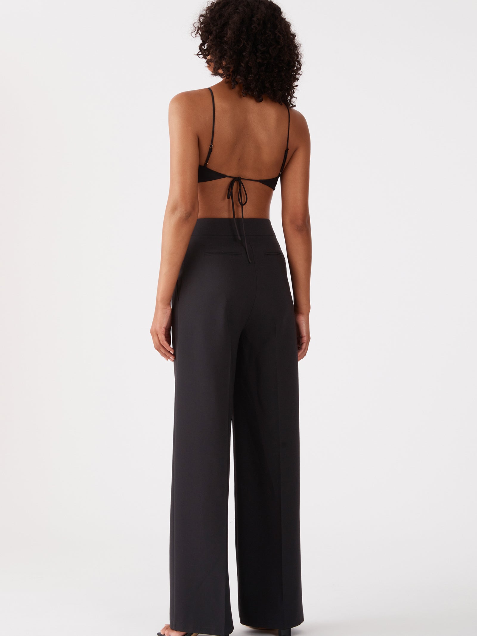 Chantal Wide Leg Pants in Black