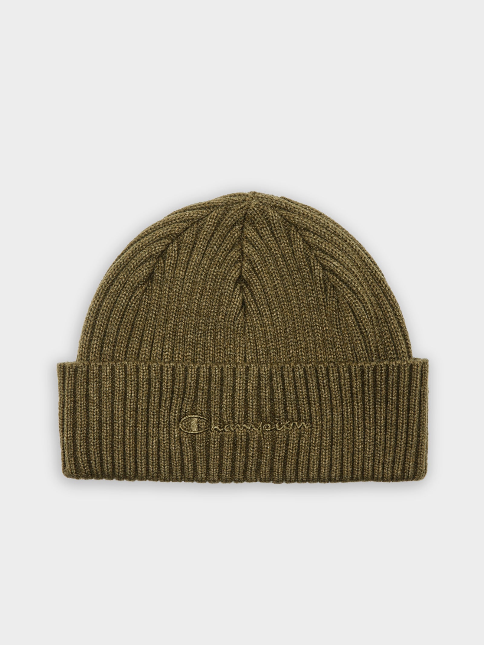 Short Rib Beanie in Green