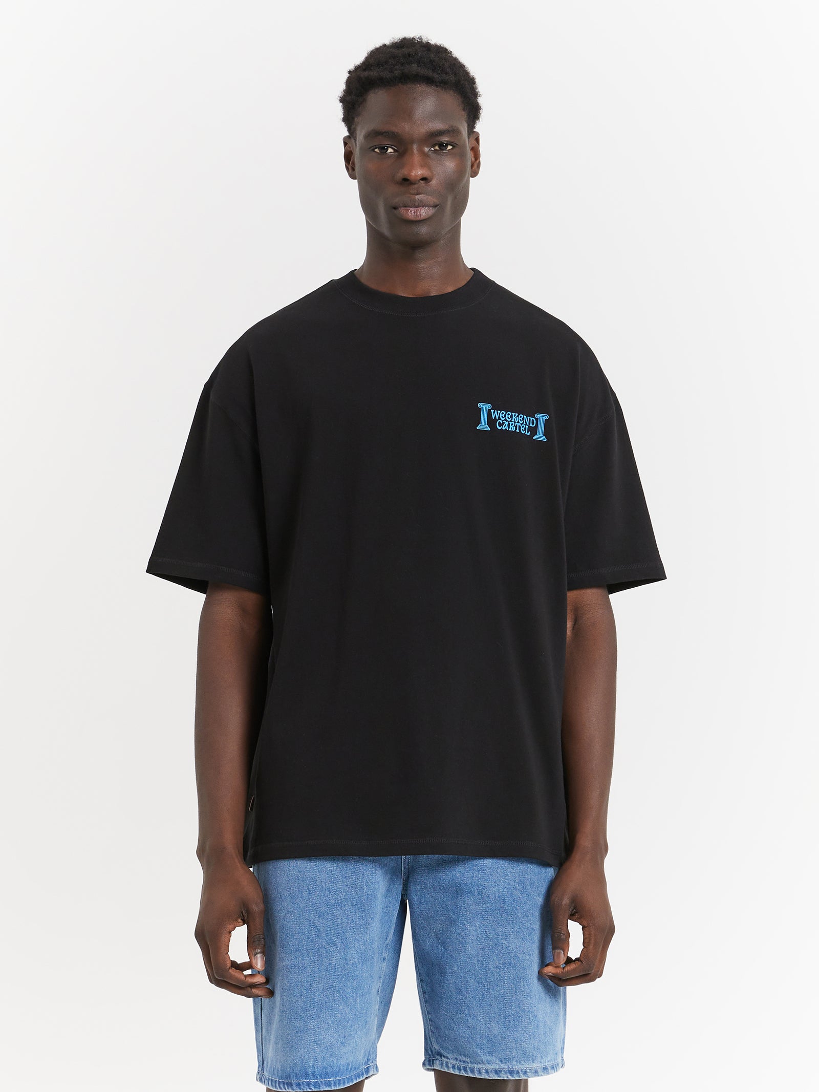 Plinths T-Shirt in Black