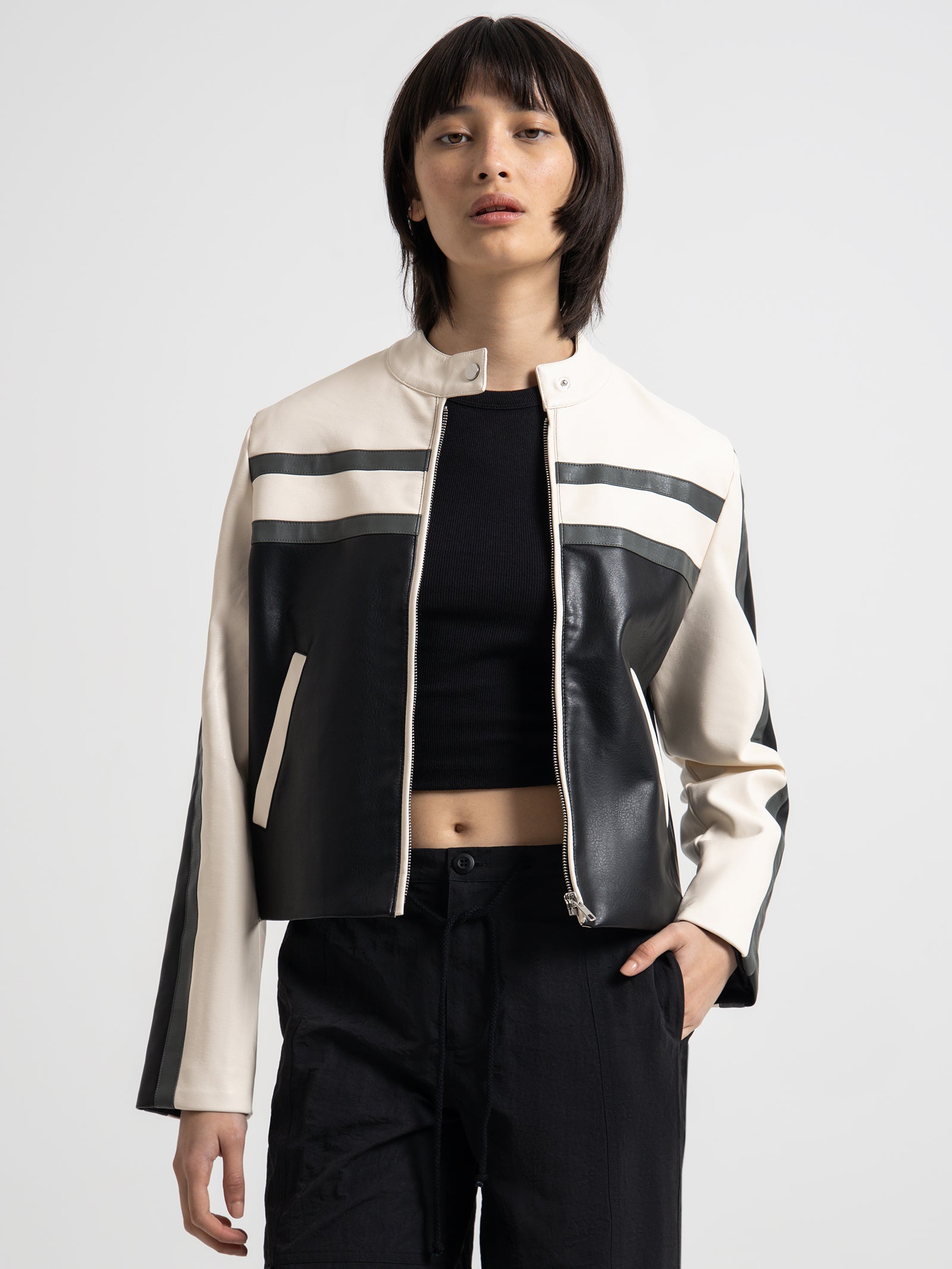 Karli Moto Jacket in Multi